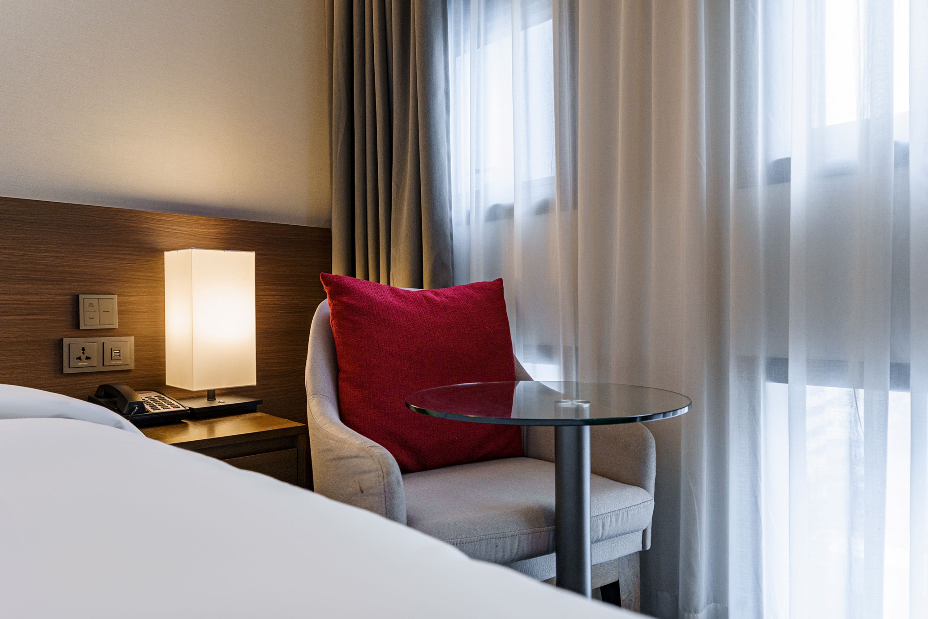 Guest room at the Ramada Encore by Wyndham Busan Station in Busan, Other than US/Canada