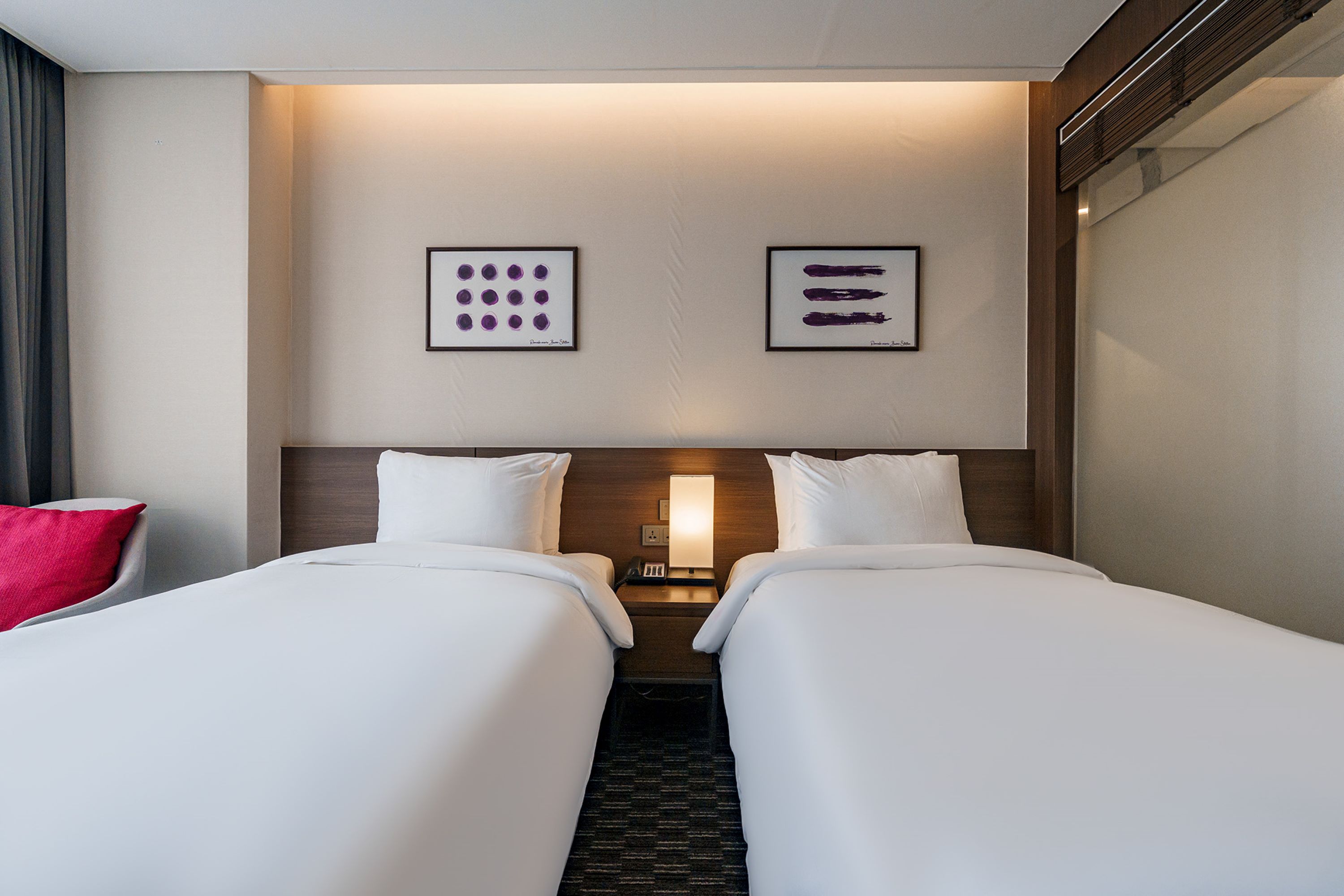 Guest room at the Ramada Encore by Wyndham Busan Station in Busan, Other than US/Canada