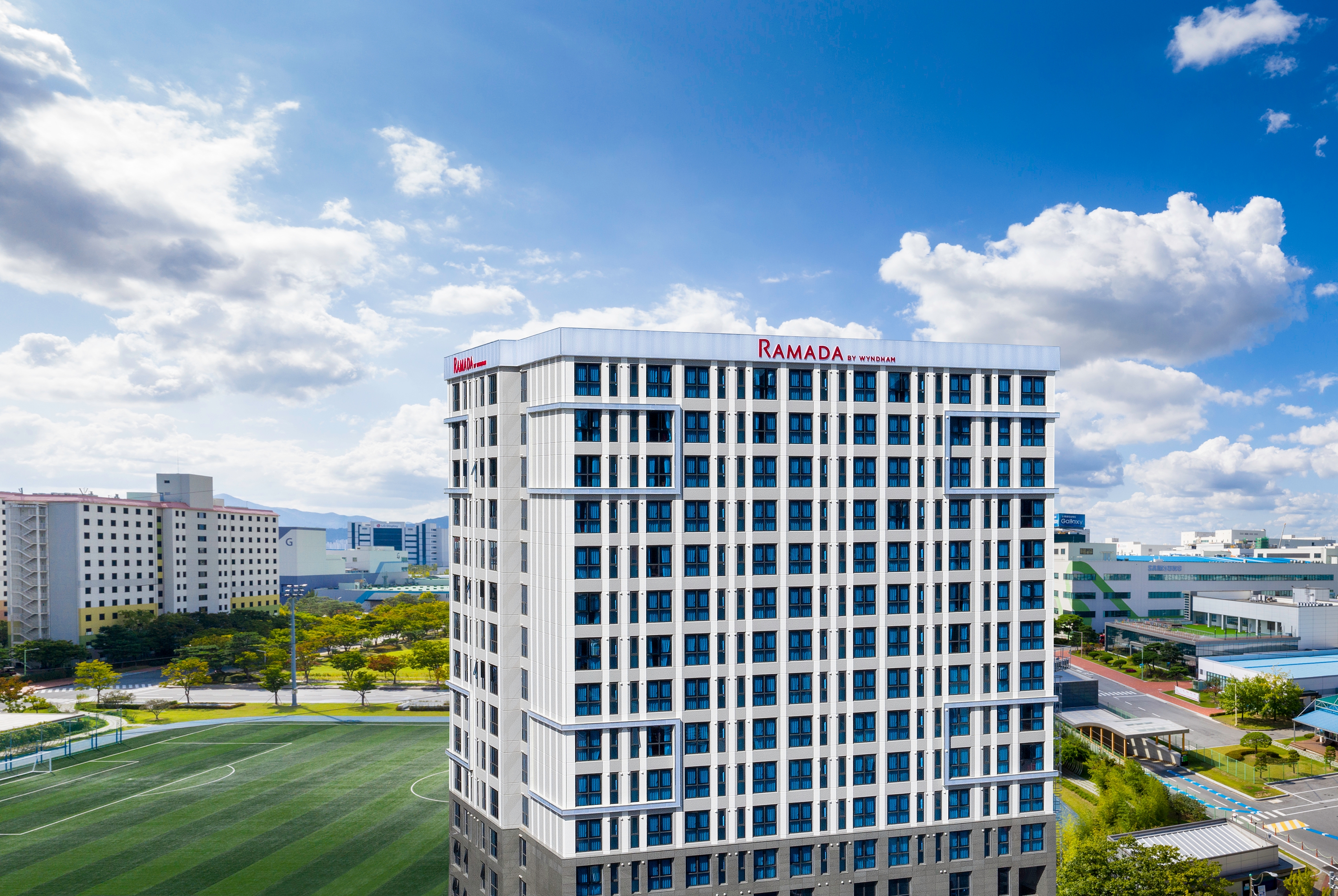 Exterior of Ramada by Wyndham Gumi hotel in Gumi, Other than US/Canada