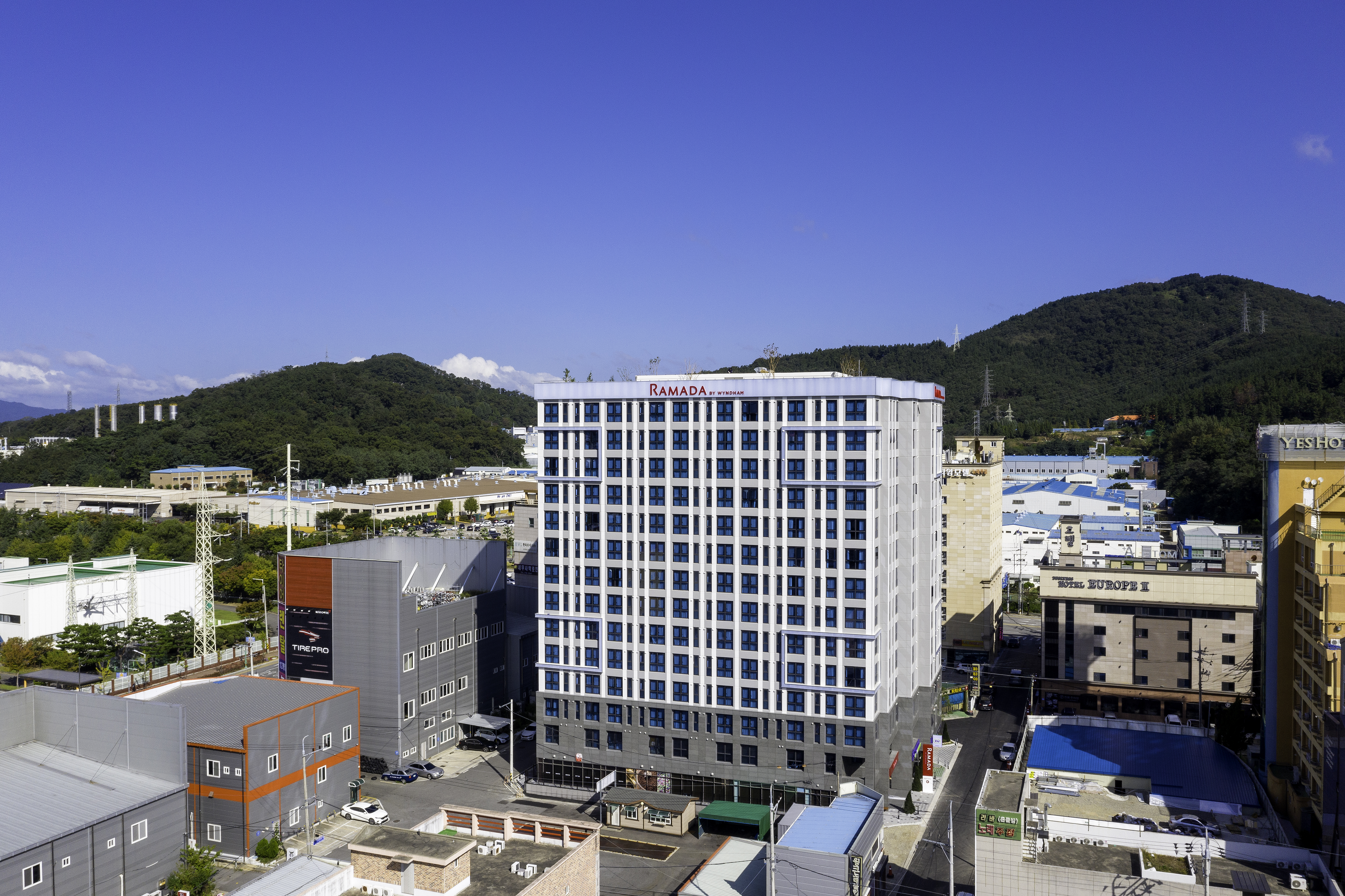 Exterior of Ramada by Wyndham Gumi hotel in Gumi, Other than US/Canada