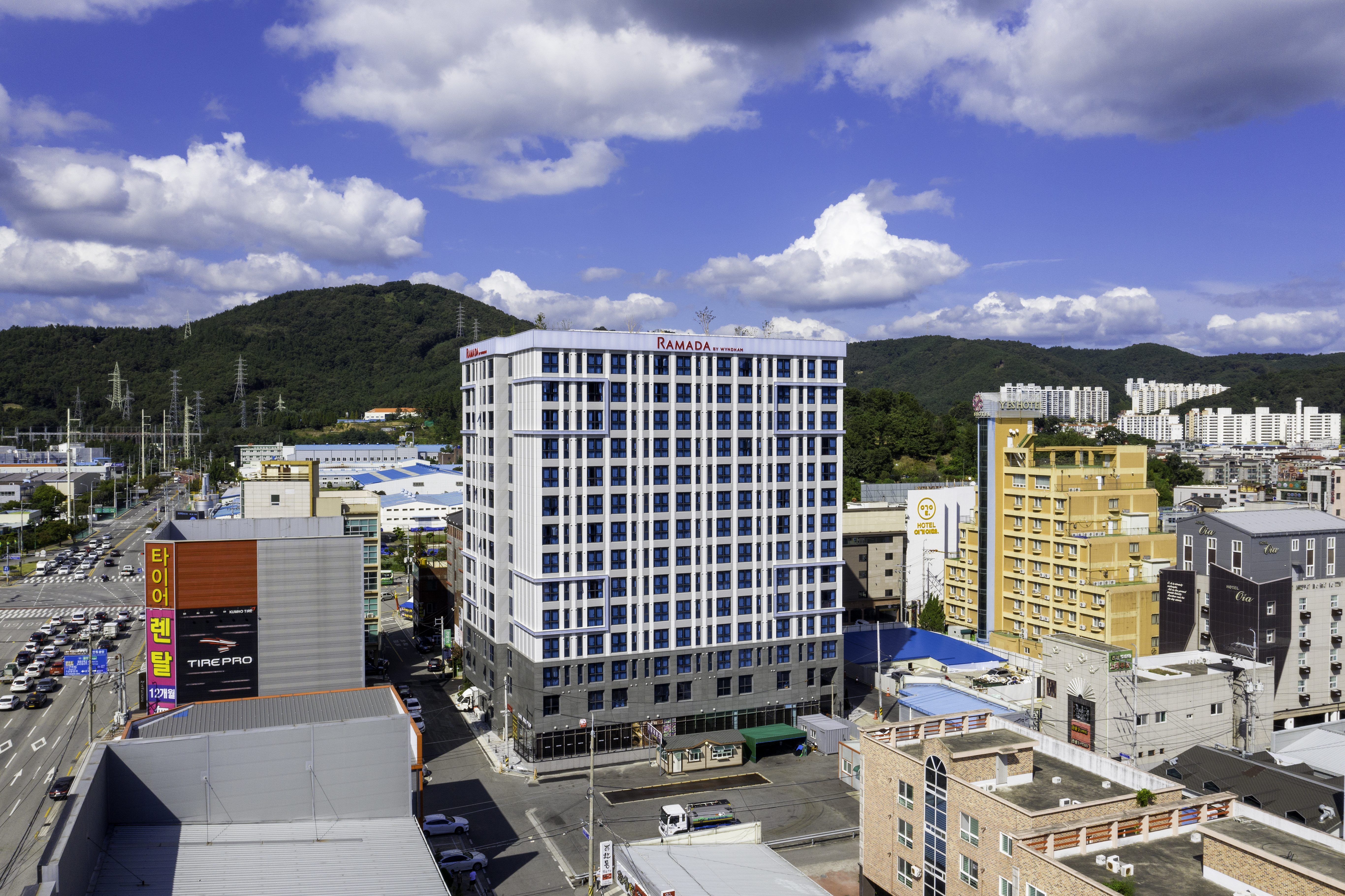 Exterior of Ramada by Wyndham Gumi hotel in Gumi, Other than US/Canada