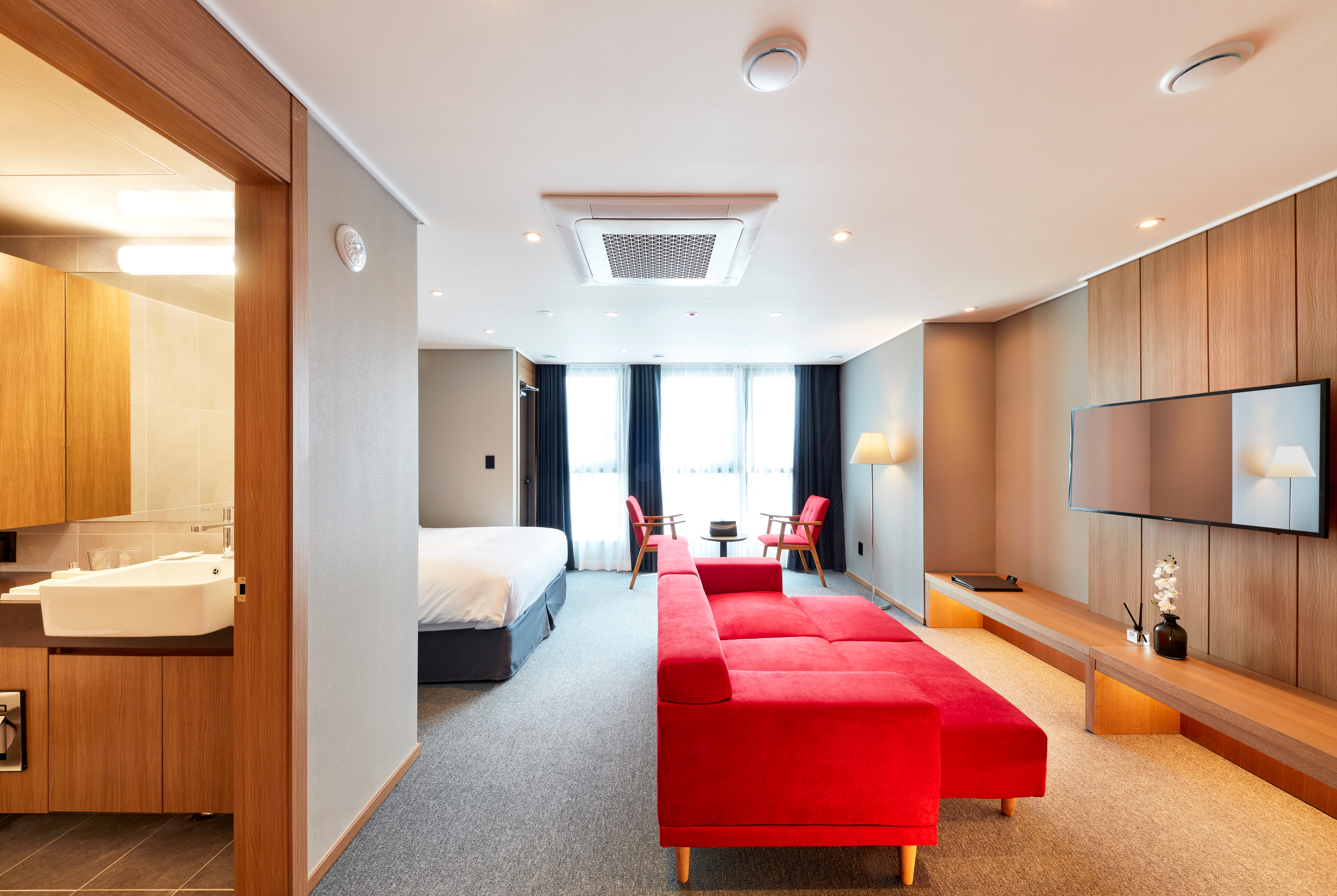 Guest room at the Ramada by Wyndham Gumi in Gumi, Other than US/Canada