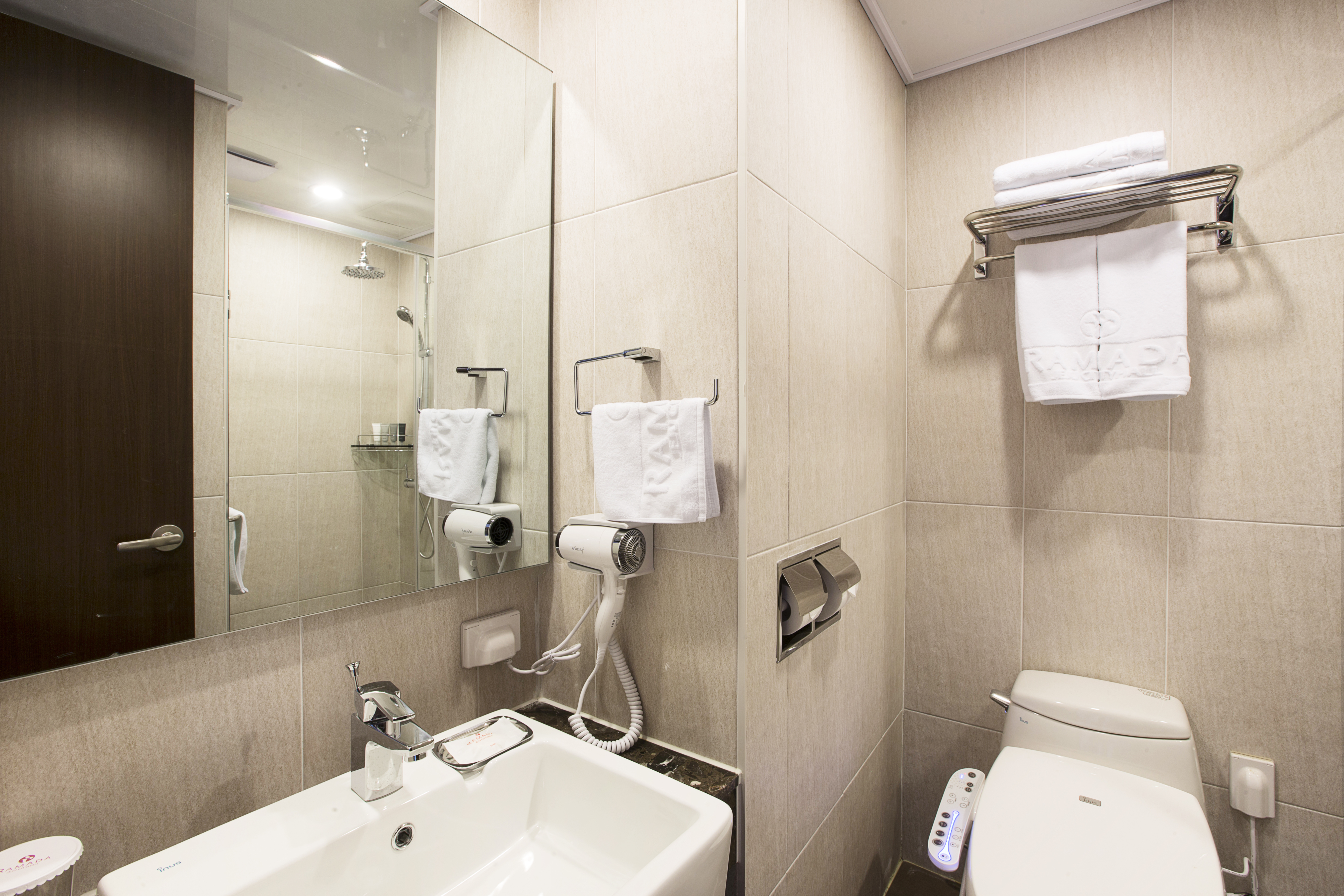 Guest room at the Ramada by Wyndham Jeju City Hall in Jeju, Other than US/Canada