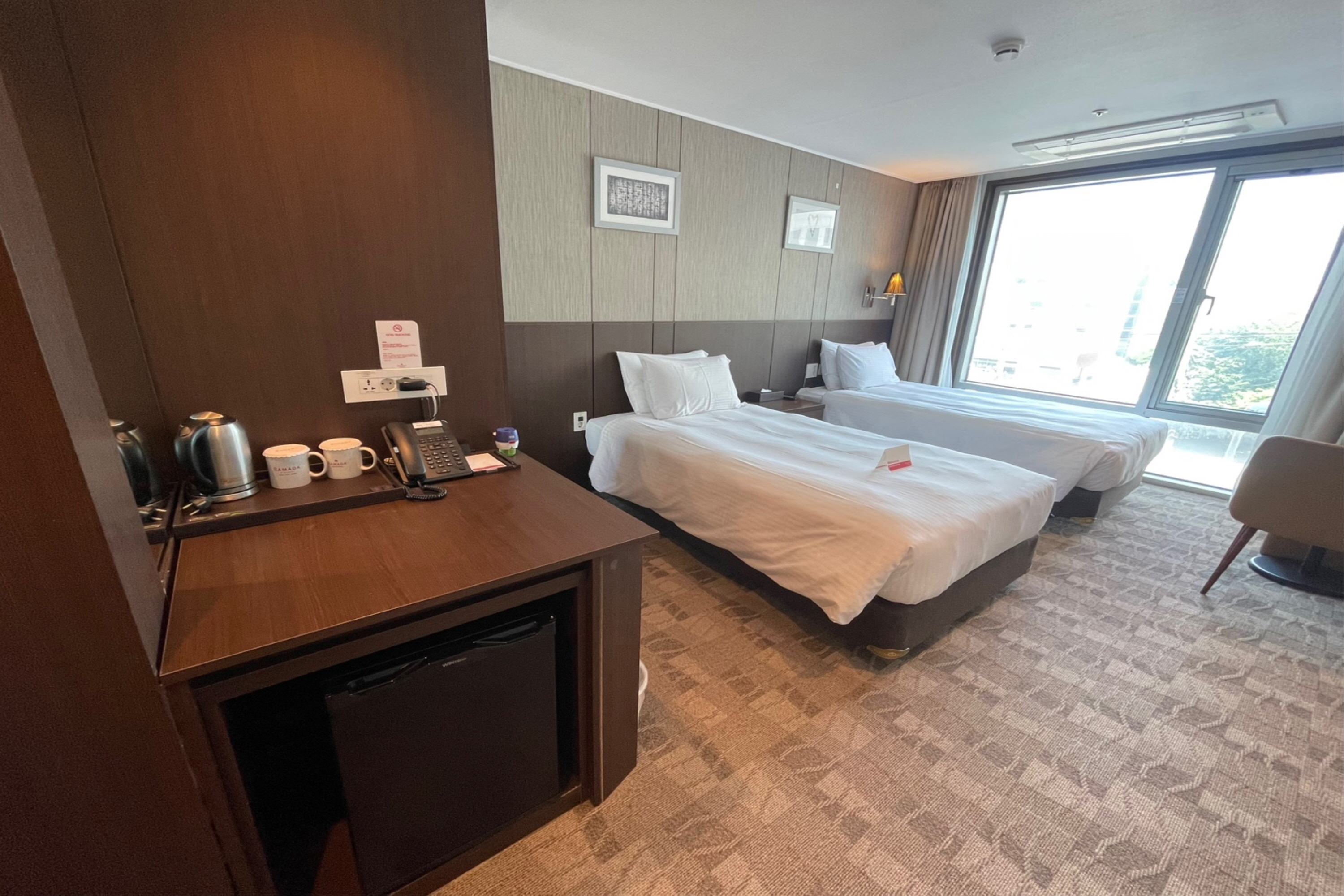 Guest room at the Ramada by Wyndham Jeju City Hall in Jeju, Other than US/Canada