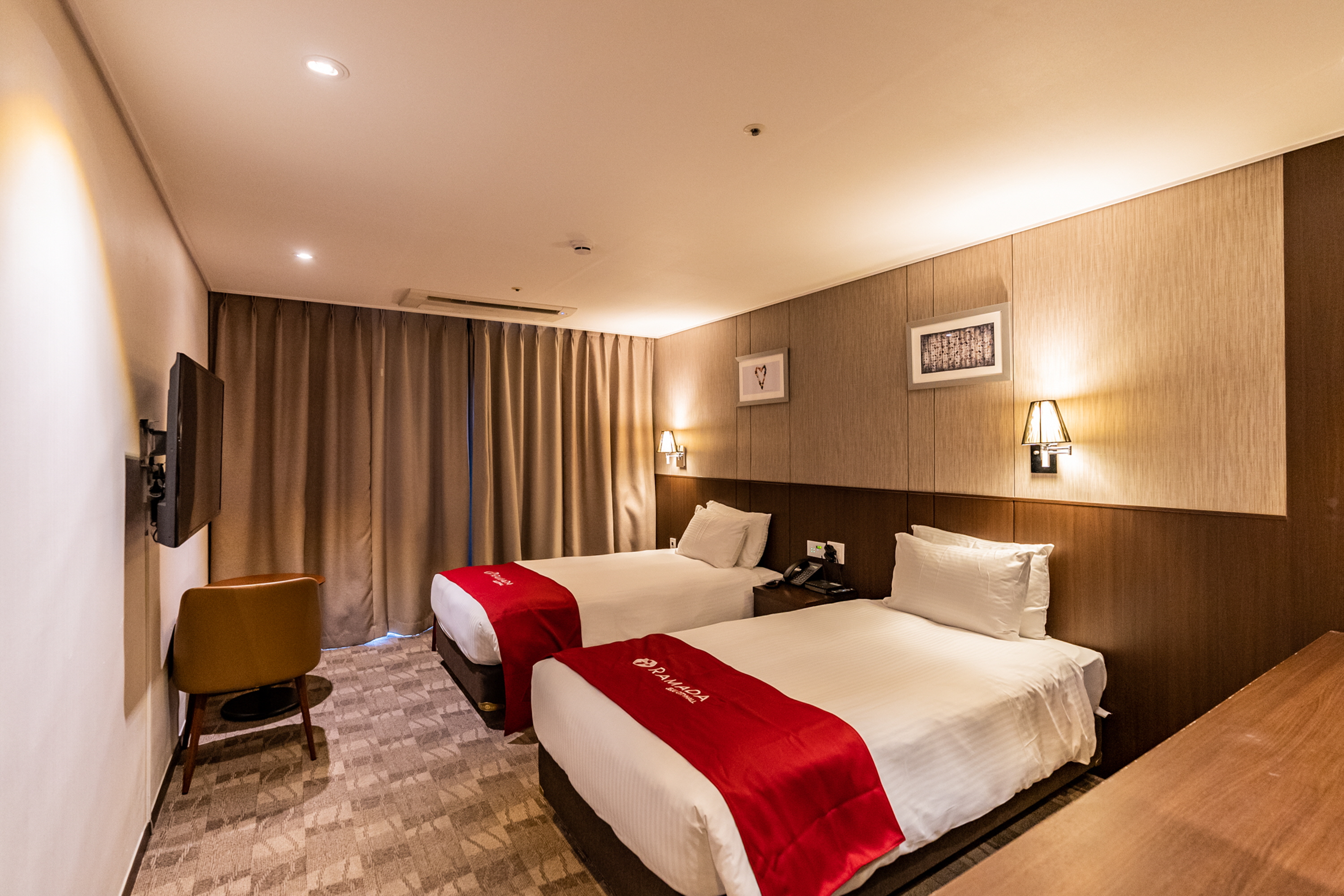 Guest room at the Ramada by Wyndham Jeju City Hall in Jeju, Other than US/Canada