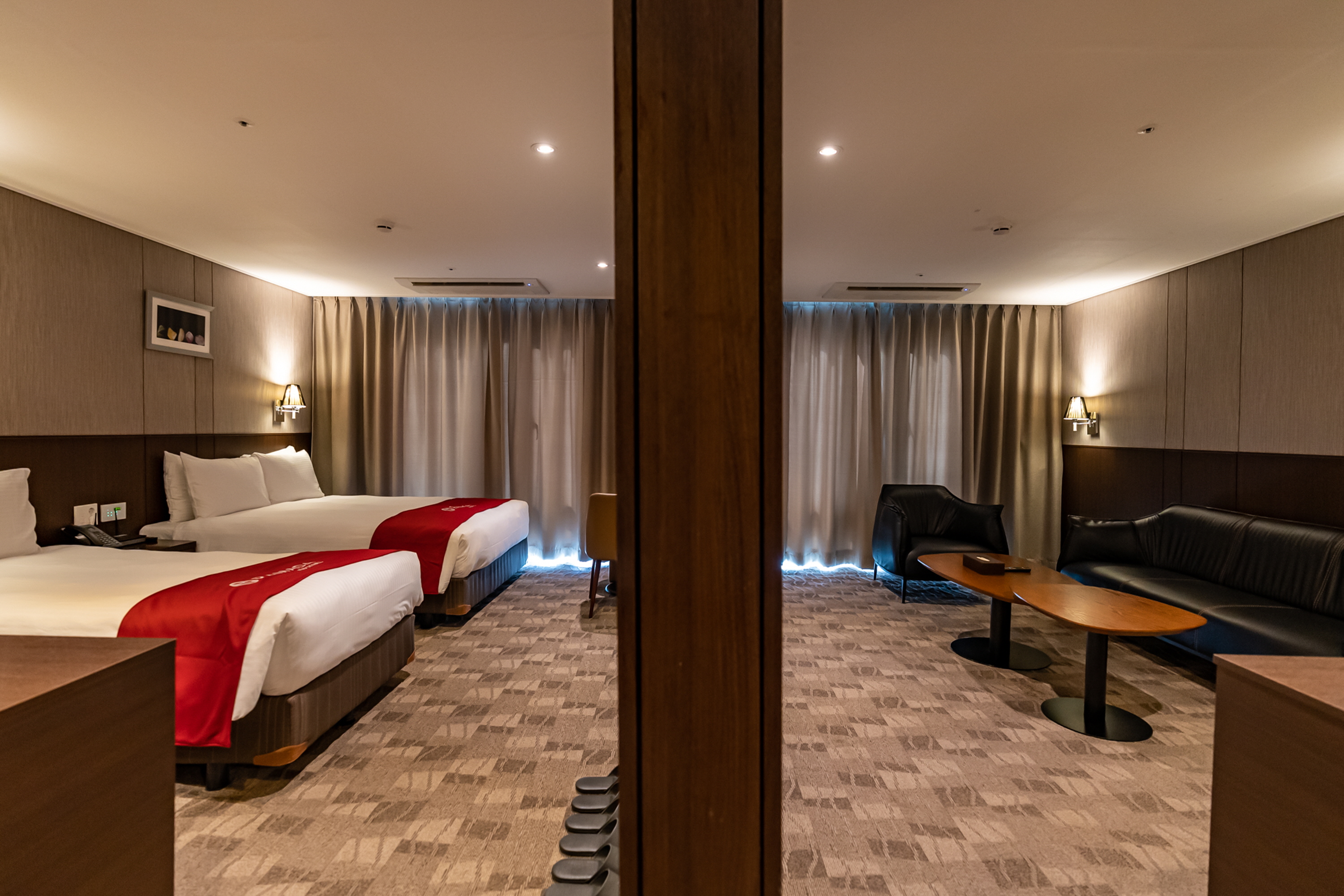 Guest room at the Ramada by Wyndham Jeju City Hall in Jeju, Other than US/Canada