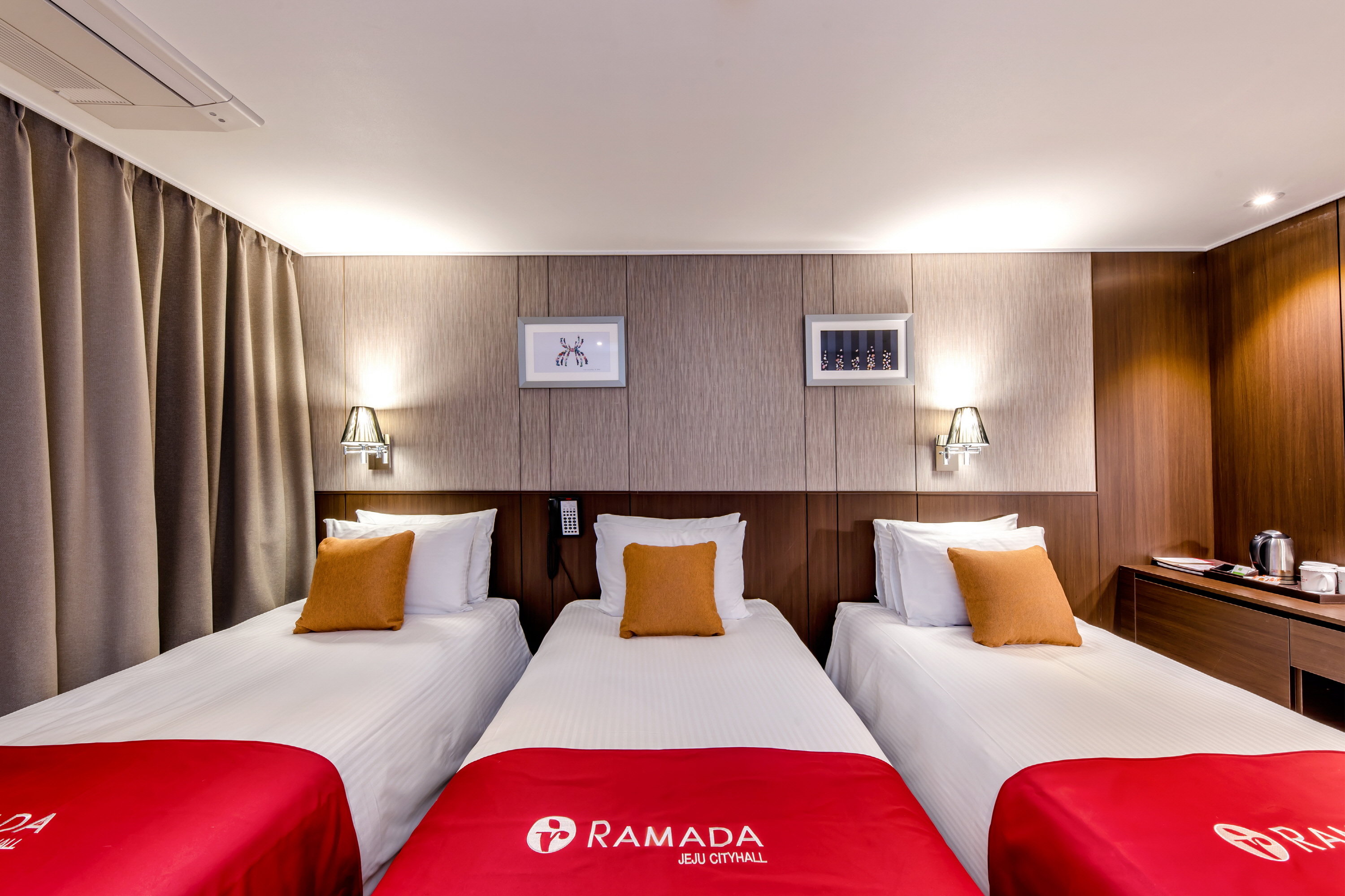 Guest room at the Ramada by Wyndham Jeju City Hall in Jeju, Other than US/Canada