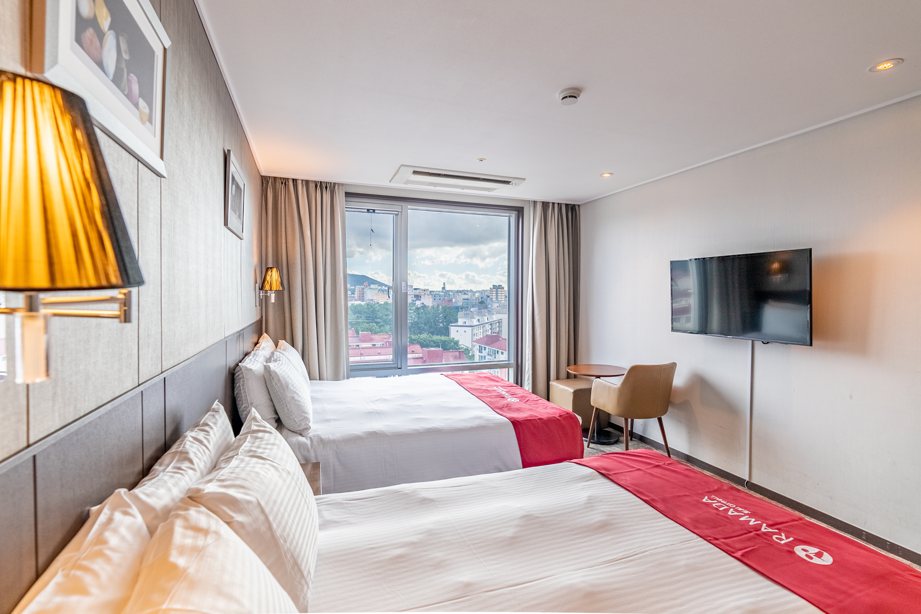 Guest room at the Ramada by Wyndham Jeju City Hall in Jeju, Other than US/Canada