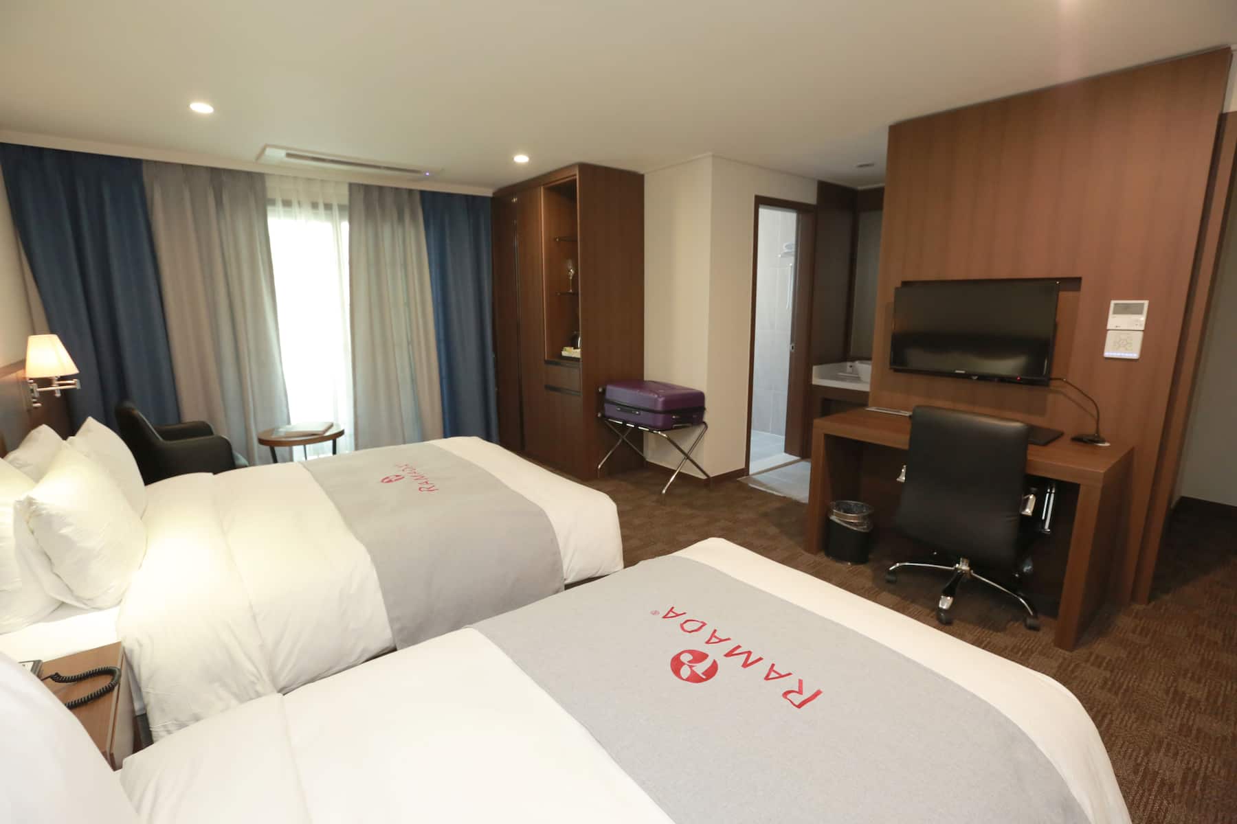 Guest room at the Ramada by Wyndham Taebaek in Taebaek, Other than US/Canada