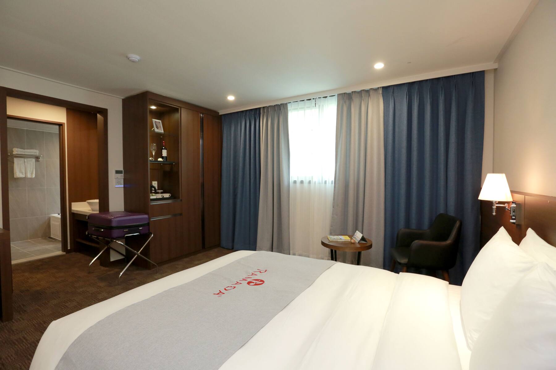 Guest room at the Ramada by Wyndham Taebaek in Taebaek, Other than US/Canada