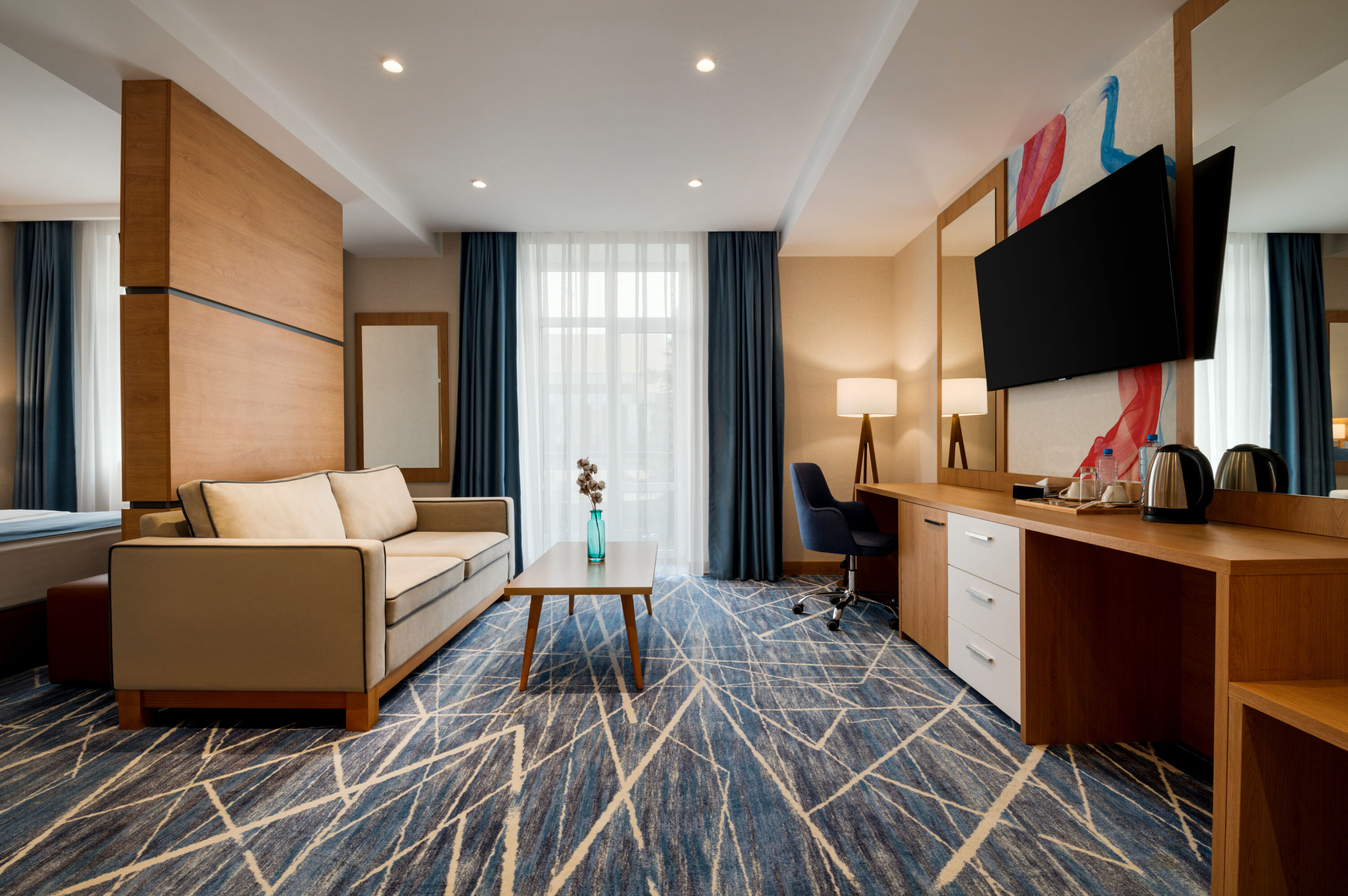 Guest room at the Ramada by Wyndham Astana in Nur-Sultan, Other than US/Canada