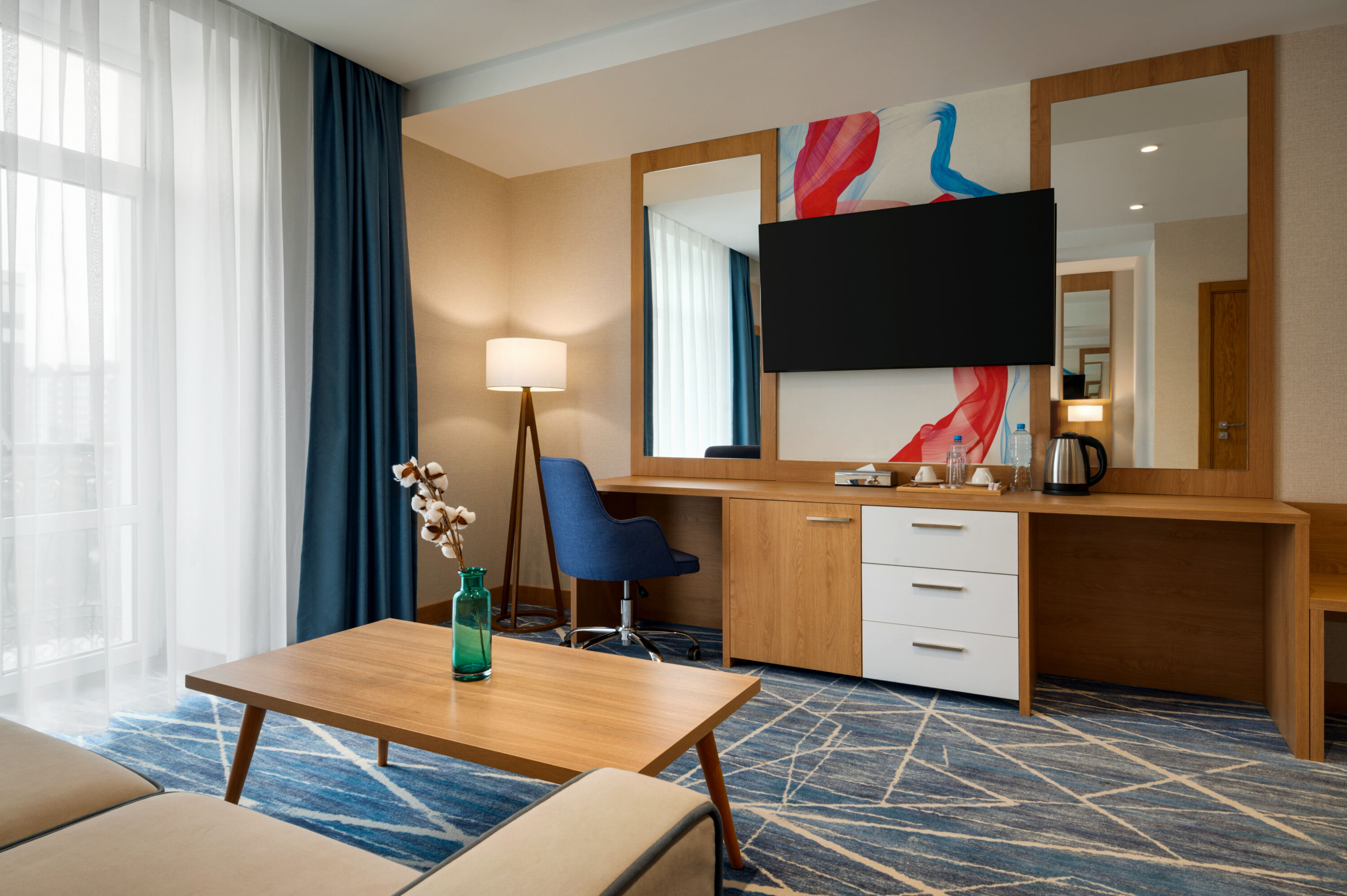 Guest room at the Ramada by Wyndham Astana in Nur-Sultan, Other than US/Canada