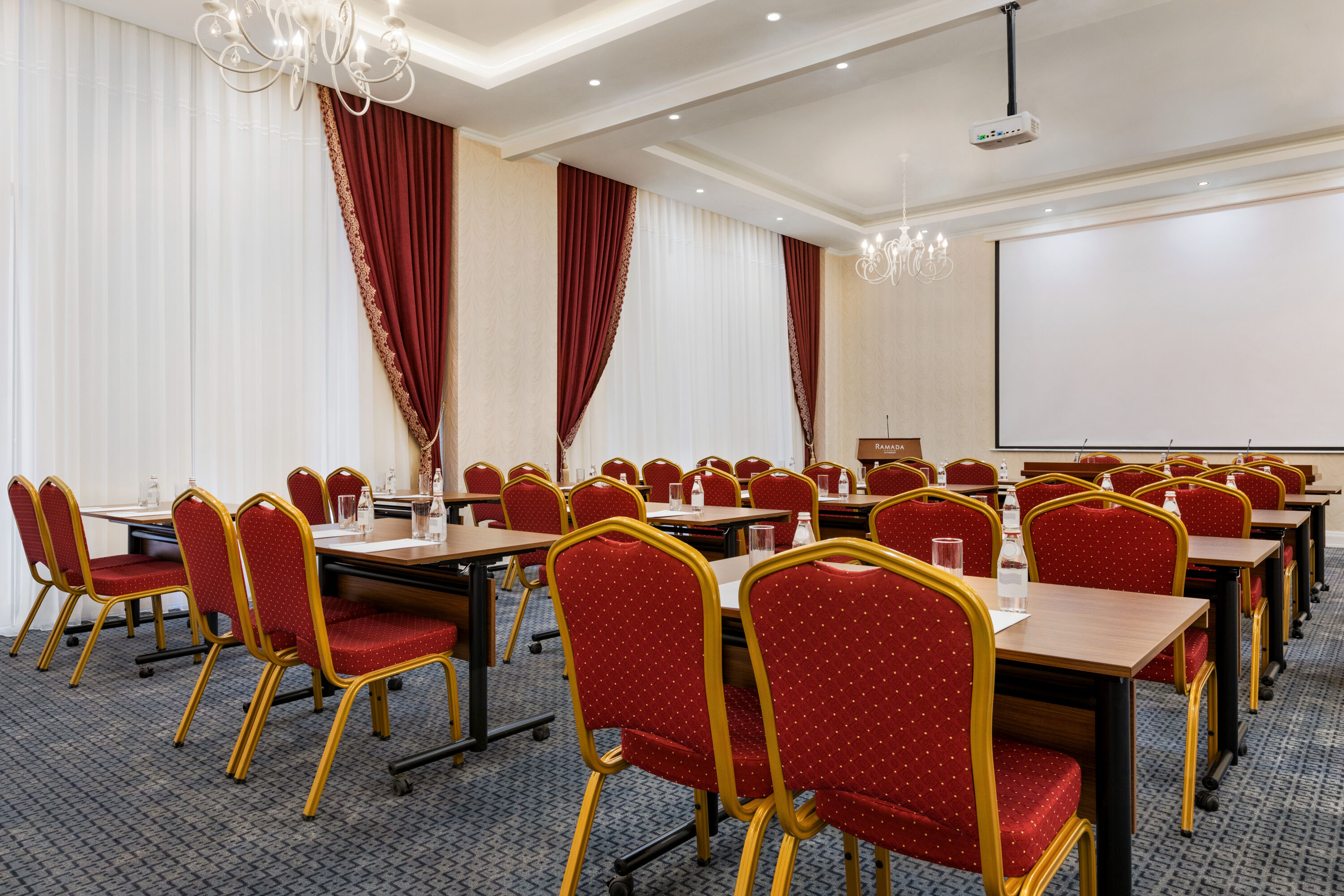 Classroom meeting room at Ramada by Wyndham Shymkent in Shymkent, Other than US/Canada
