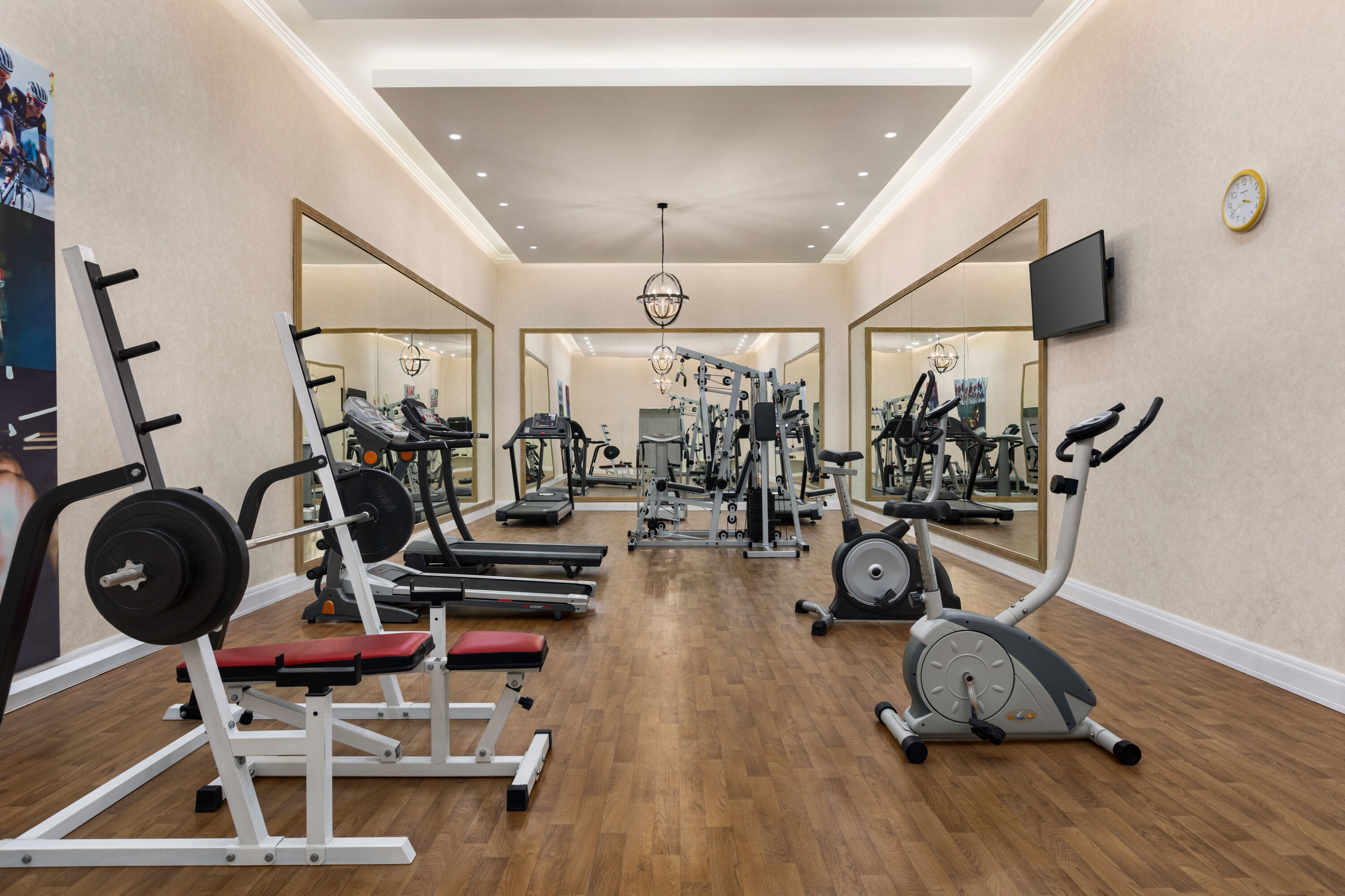 Fitness room at Ramada by Wyndham Shymkent in Shymkent, Other than US/Canada