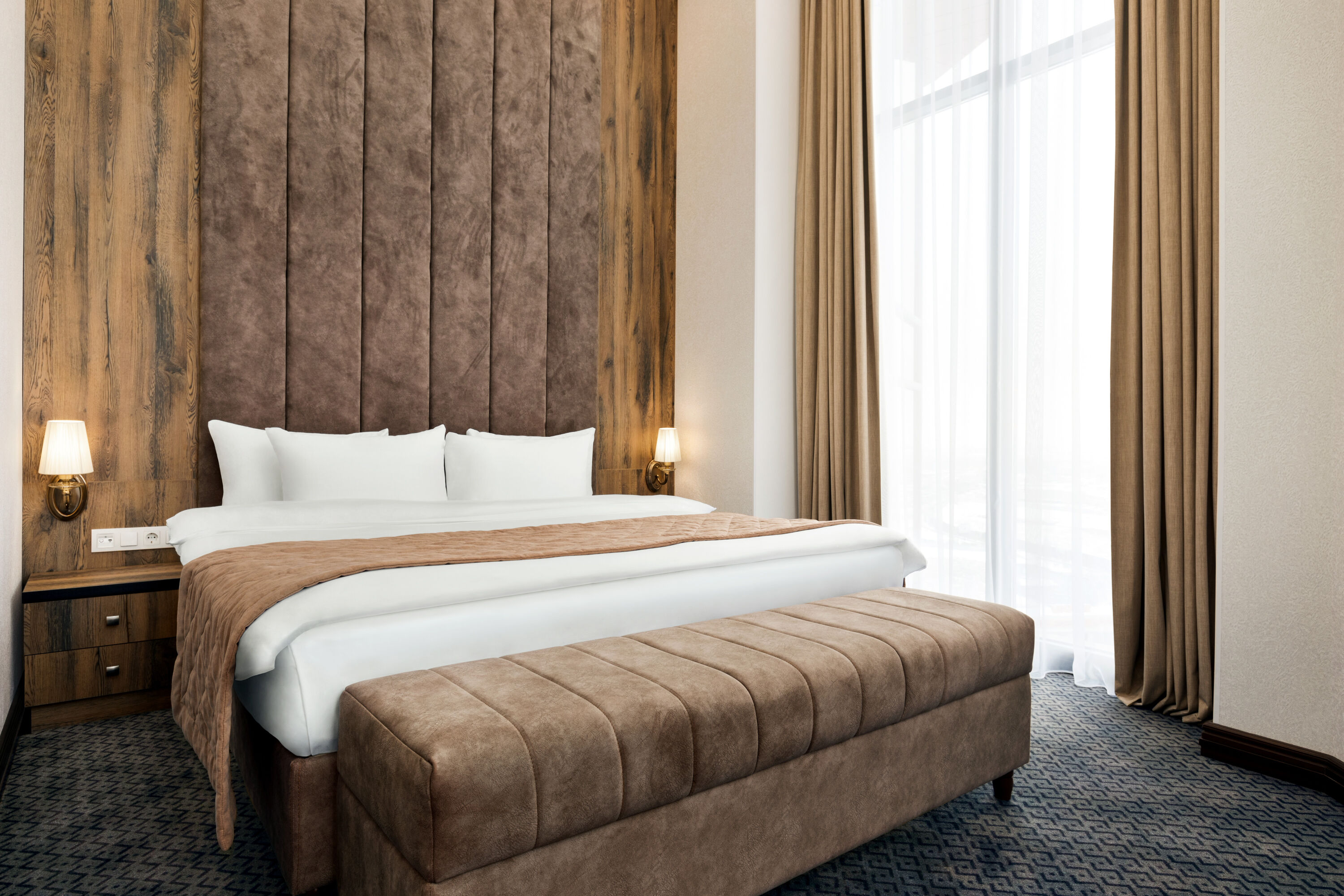 Guest room at the Ramada by Wyndham Shymkent in Shymkent, Other than US/Canada