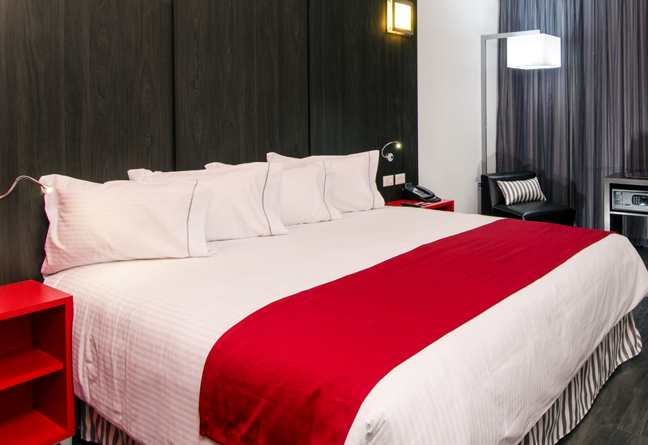 Guest room at the Ramada Encore by Wyndham Puebla in Puebla, Other than US/Canada