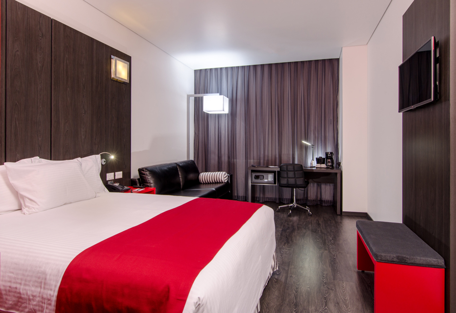 Guest room at the Ramada Encore by Wyndham Puebla in Puebla, Other than US/Canada