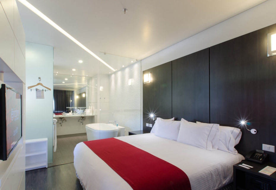 Guest room at the Ramada Encore by Wyndham Puebla in Puebla, Other than US/Canada