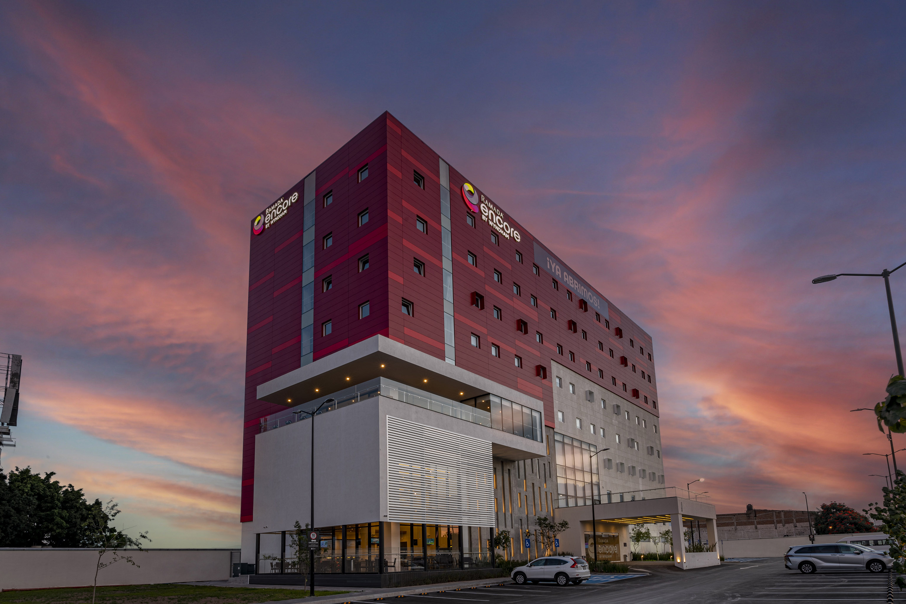 Exterior of Ramada Encore by Wyndham Guadalajara Aeropuerto hotel in Guadalajara, Other than US/Canada