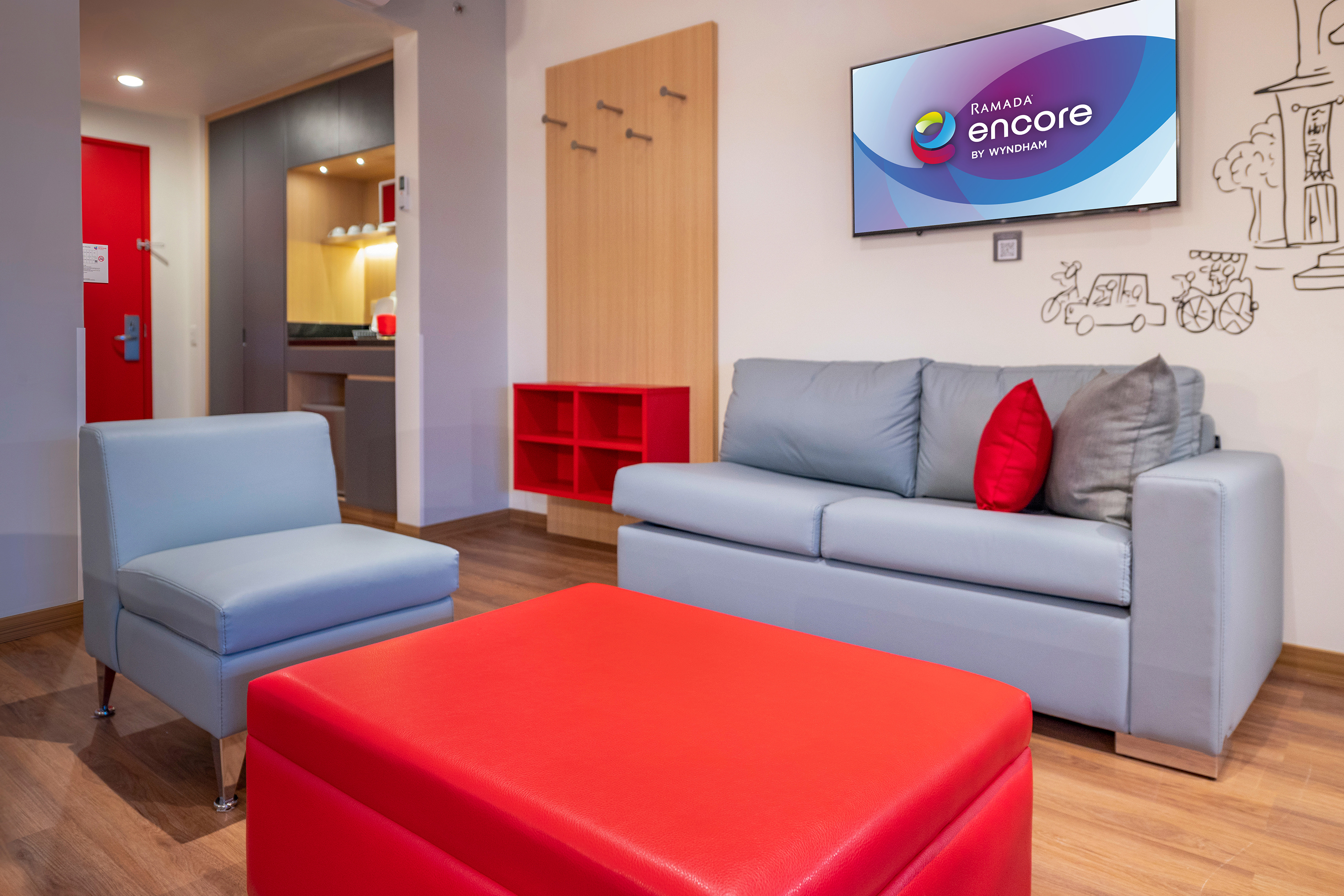 Guest room at the Ramada Encore by Wyndham Guadalajara Aeropuerto in Guadalajara, Other than US/Canada