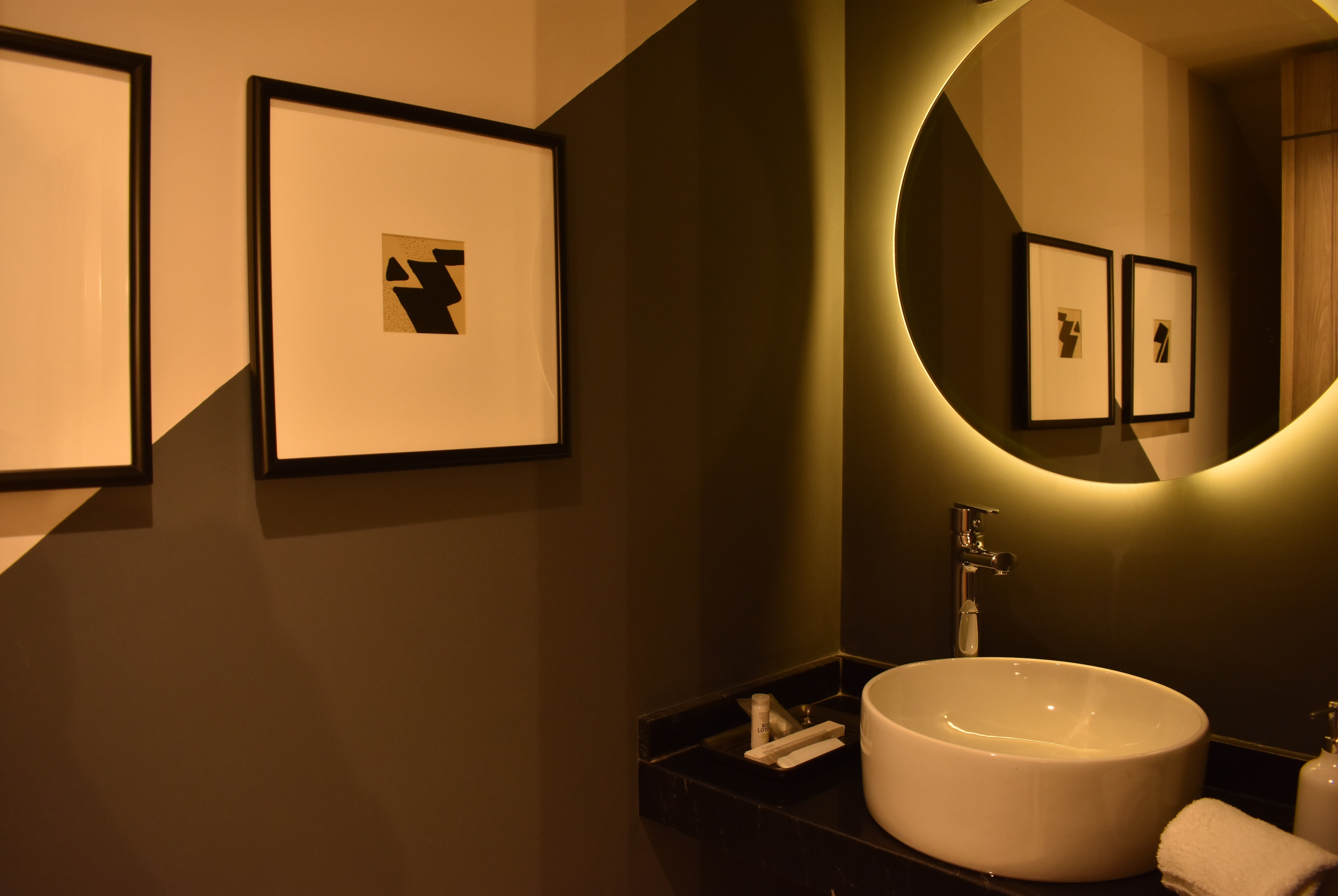 Guest room bath at the Ramada by Wyndham Mexico City Santa Fe in Mexico City, Other than US/Canada