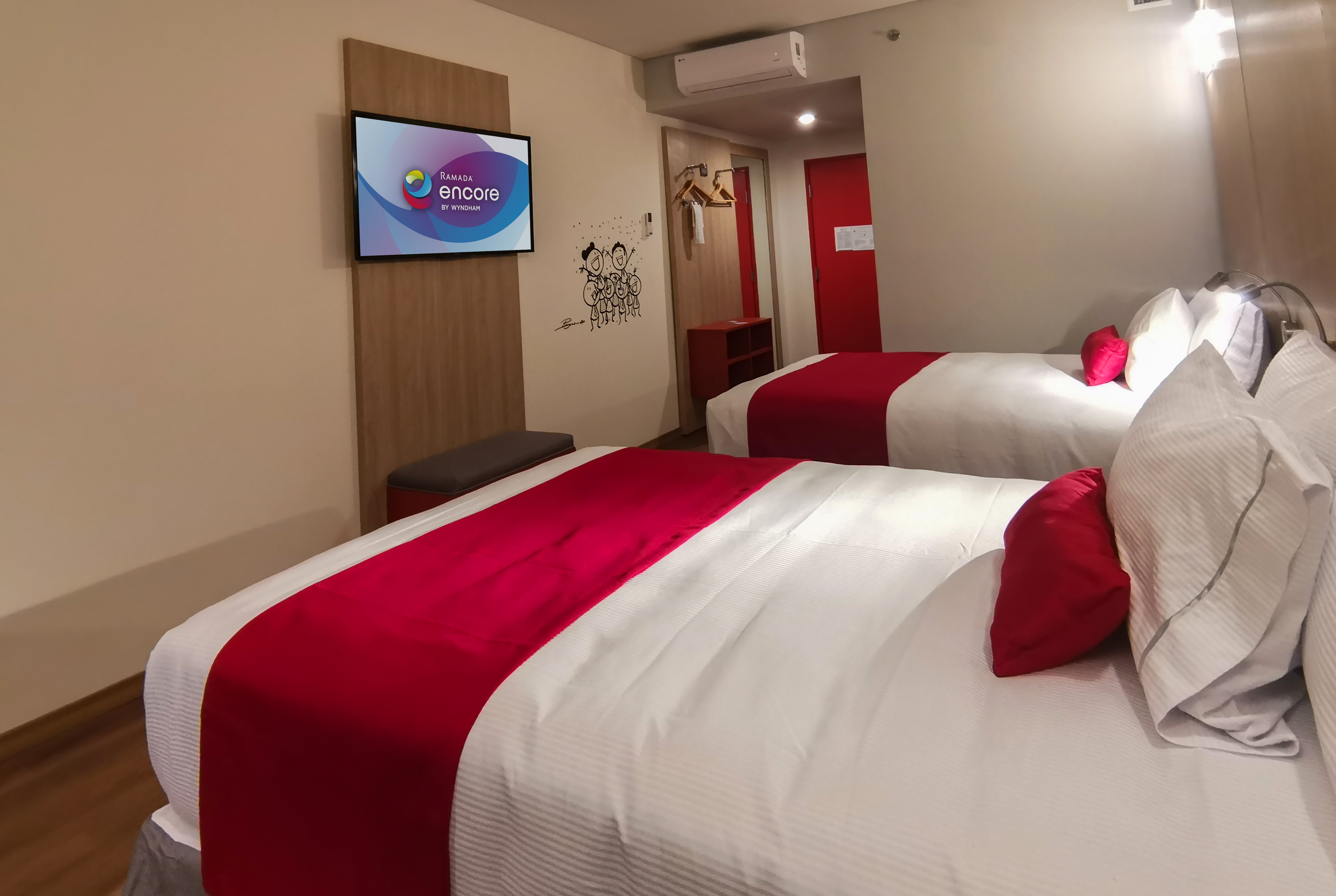 Guest room at the Ramada Encore by Wyndham Monterrey Apodaca Zona Aeropuerto in Monterrey, Other than US/Canada