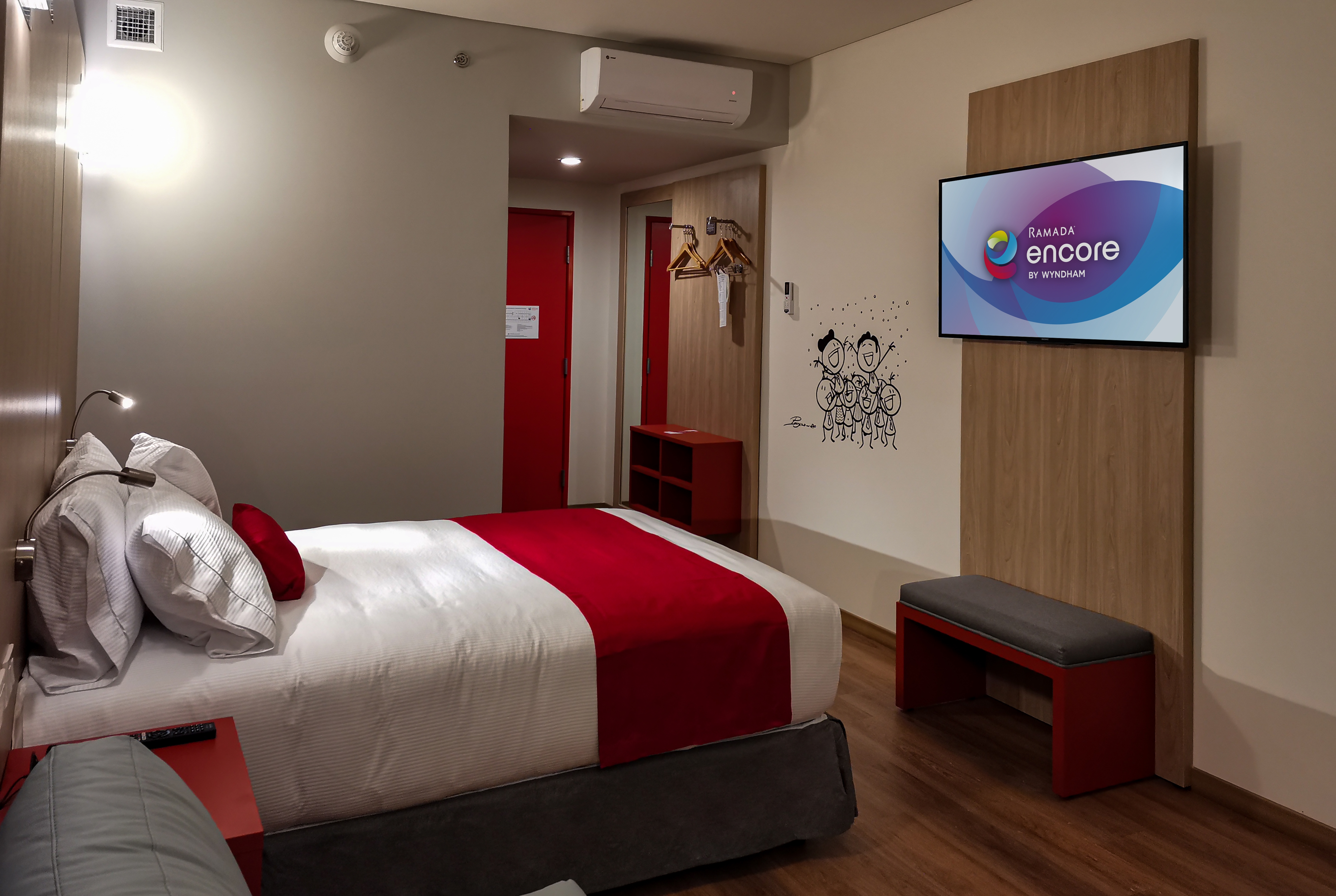 Guest room at the Ramada Encore by Wyndham Monterrey Apodaca Zona Aeropuerto in Monterrey, Other than US/Canada