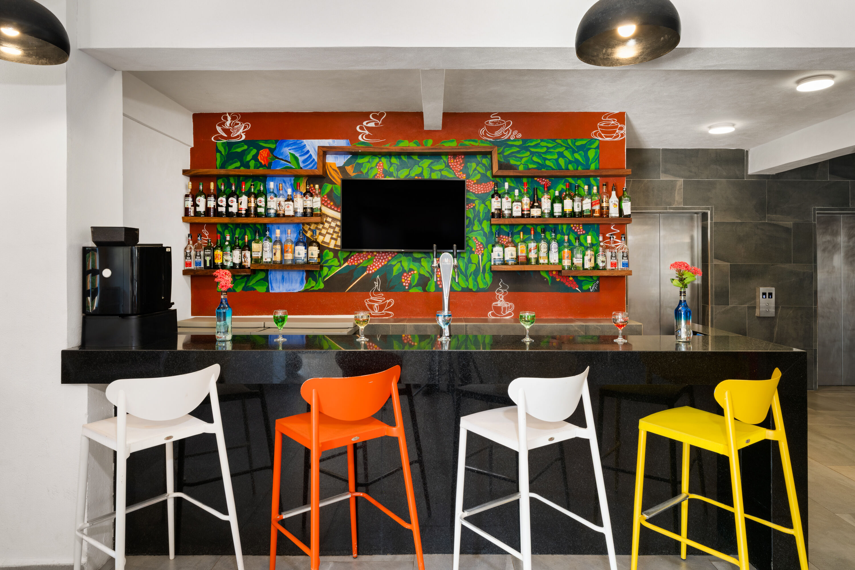 Decameron Isla Coral Guayabitos Ramada All Inclusive Resort lobby bar in Rincon de Guayabitos, Other than US/Canada