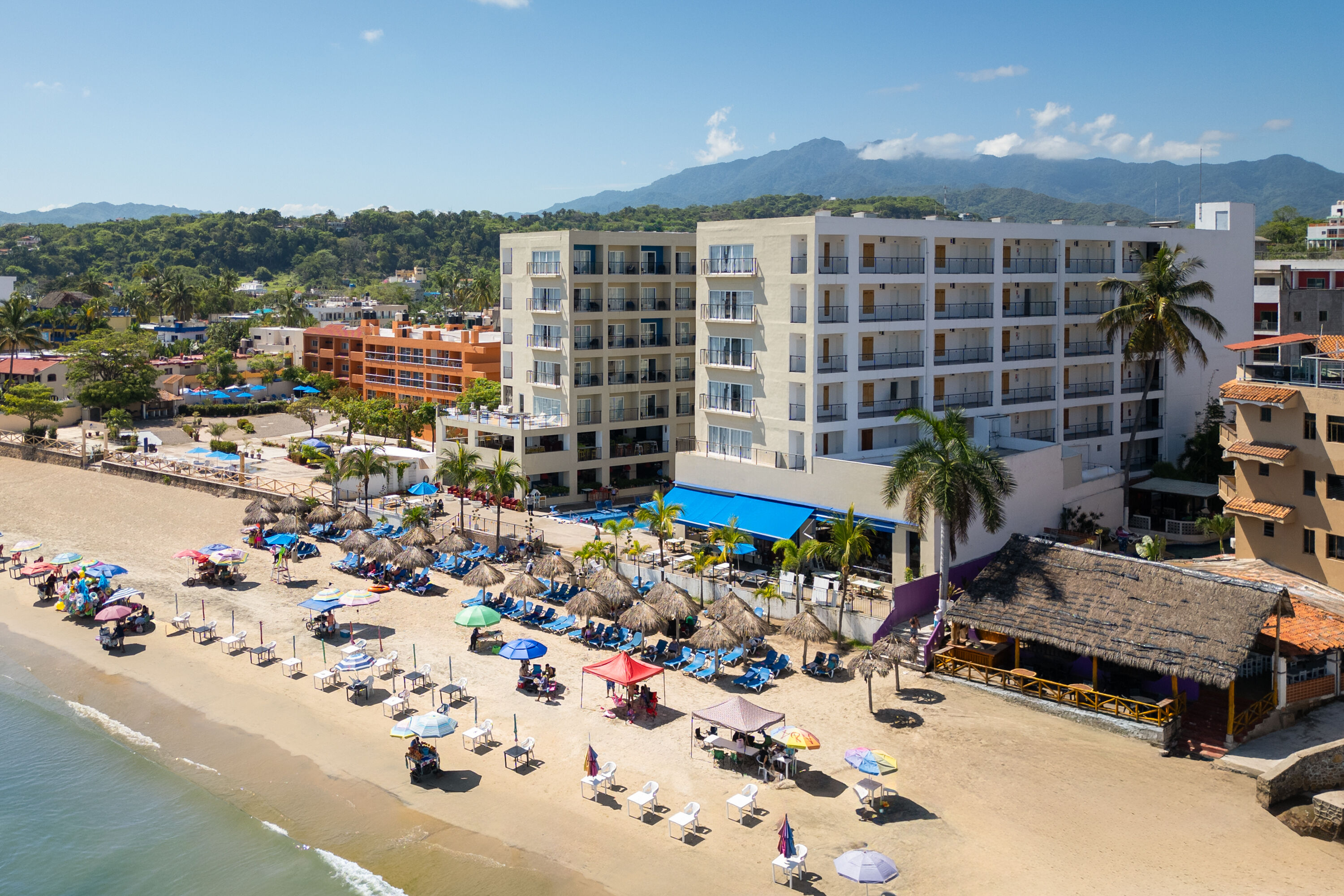 Aerial View of Decameron La Marina Guayabitos, Ramada All Inclusive Resort hotel in Rincon de Guayabitos, Other than US/Canada