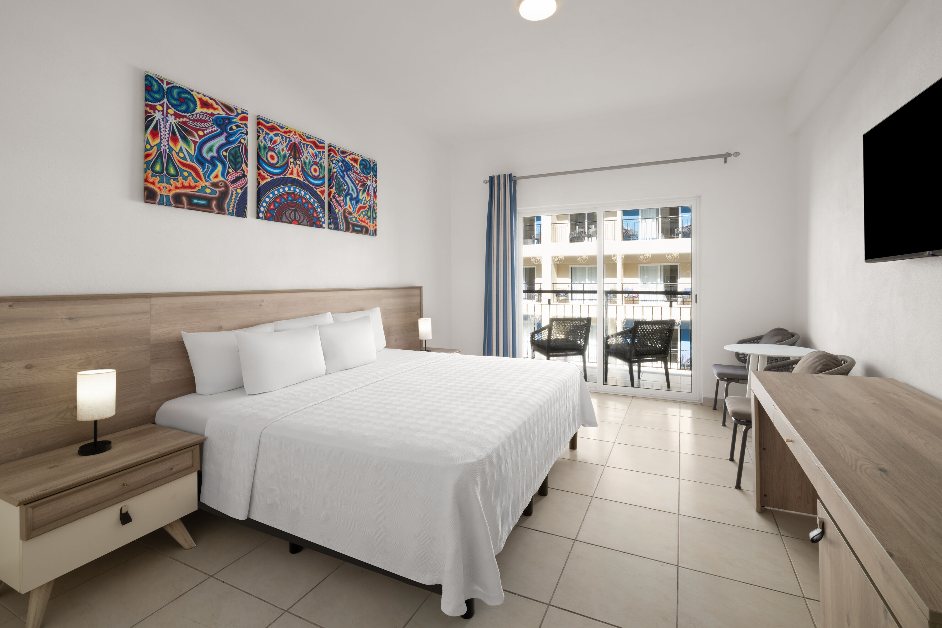 Guest room at the Decameron La Marina Guayabitos, Ramada All Inclusive Resort in Rincon de Guayabitos, Other than US/Canada