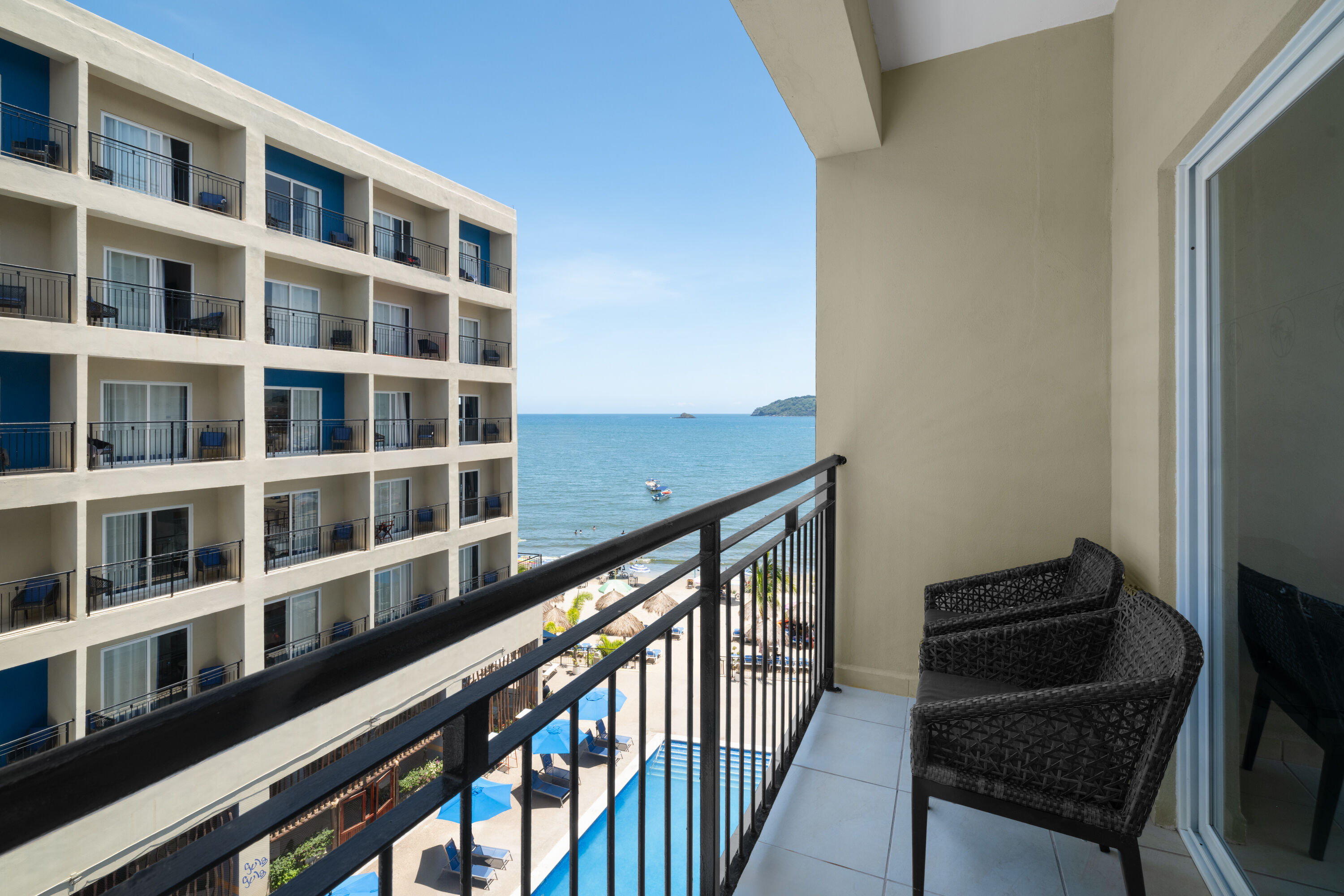 Guest room at the Decameron La Marina Guayabitos, Ramada All Inclusive Resort in Rincon de Guayabitos, Other than US/Canada