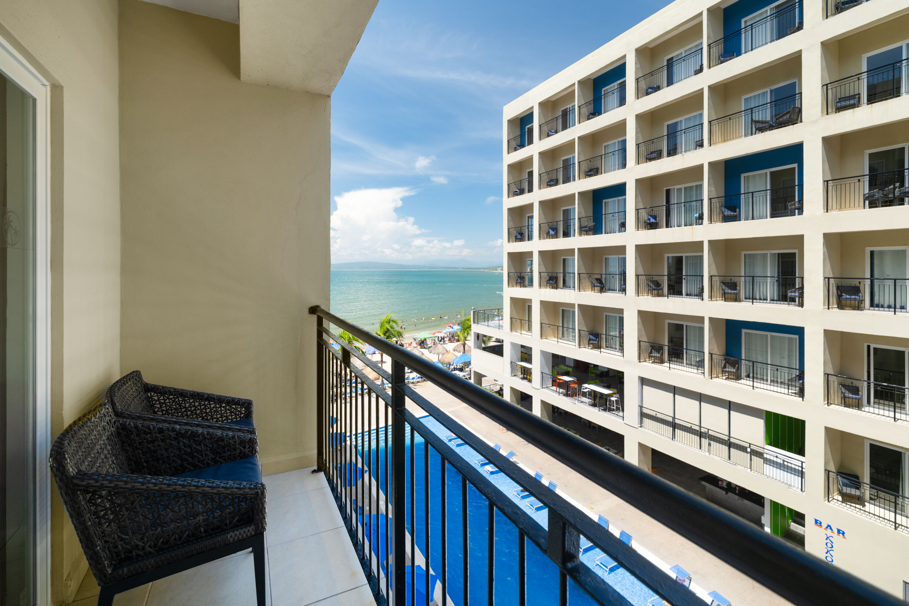 Guest room at the Decameron La Marina Guayabitos, Ramada All Inclusive Resort in Rincon de Guayabitos, Other than US/Canada