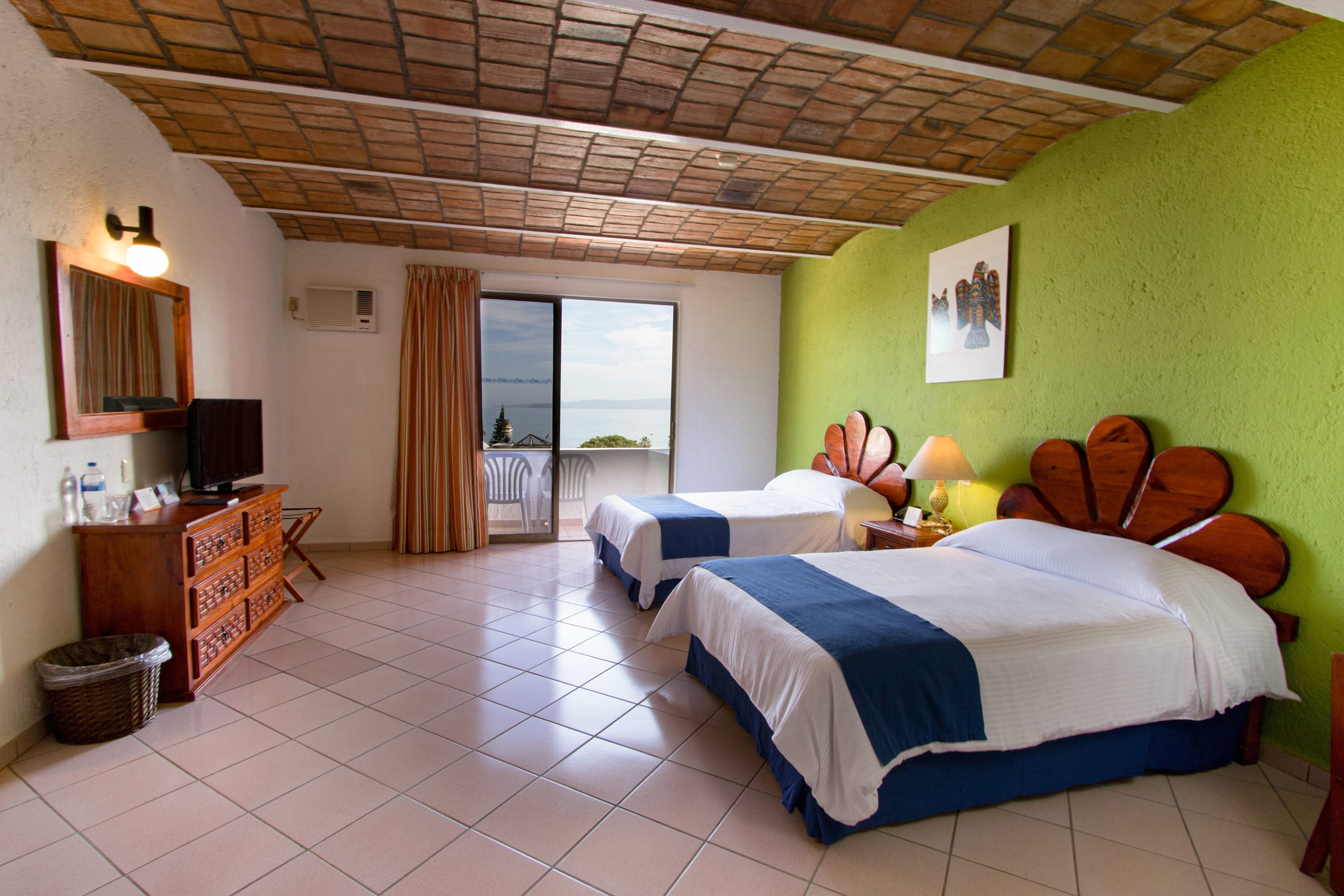 Guest room at the Decameron Los Cocos Guayabitos, Ramada All Inclusive Resort in Rincon de Guayabitos, Other than US/Canada