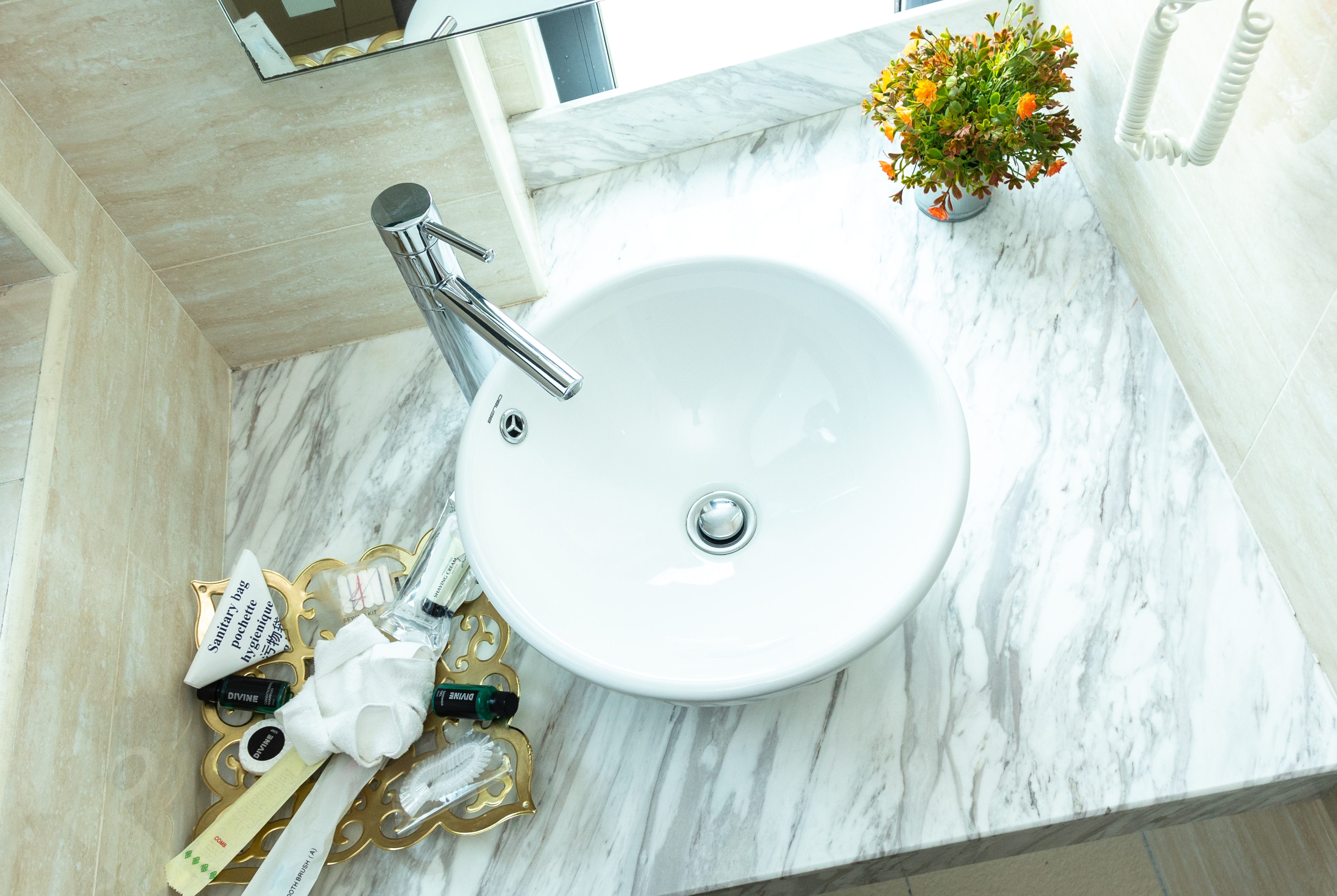 Guest room bath at the Ramada Encore by Wyndham Chinatown Kuala Lumpur in Kuala Lumpur, Other than US/Canada