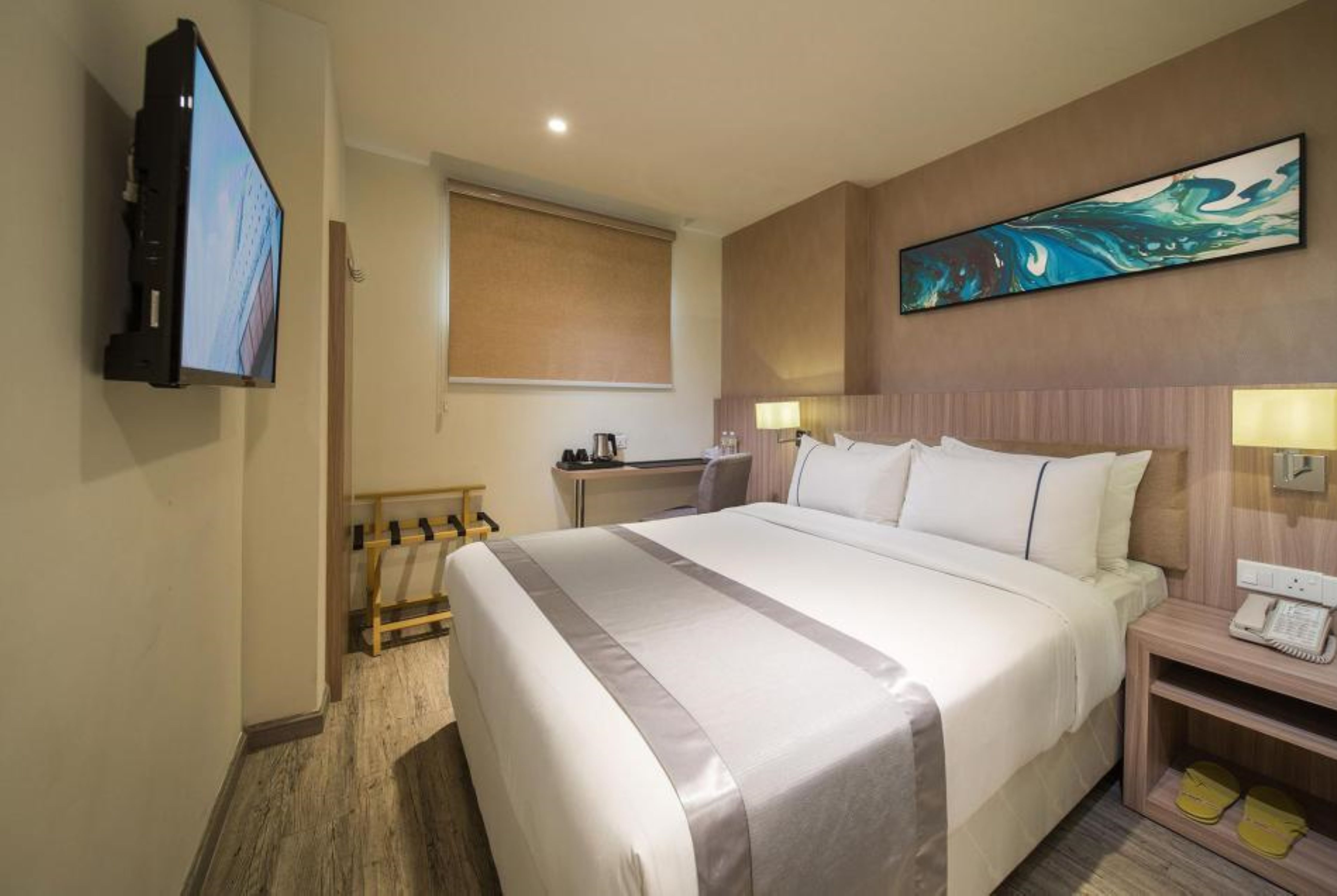 Guest room at the Ramada Encore by Wyndham Chinatown Kuala Lumpur in Kuala Lumpur, Other than US/Canada