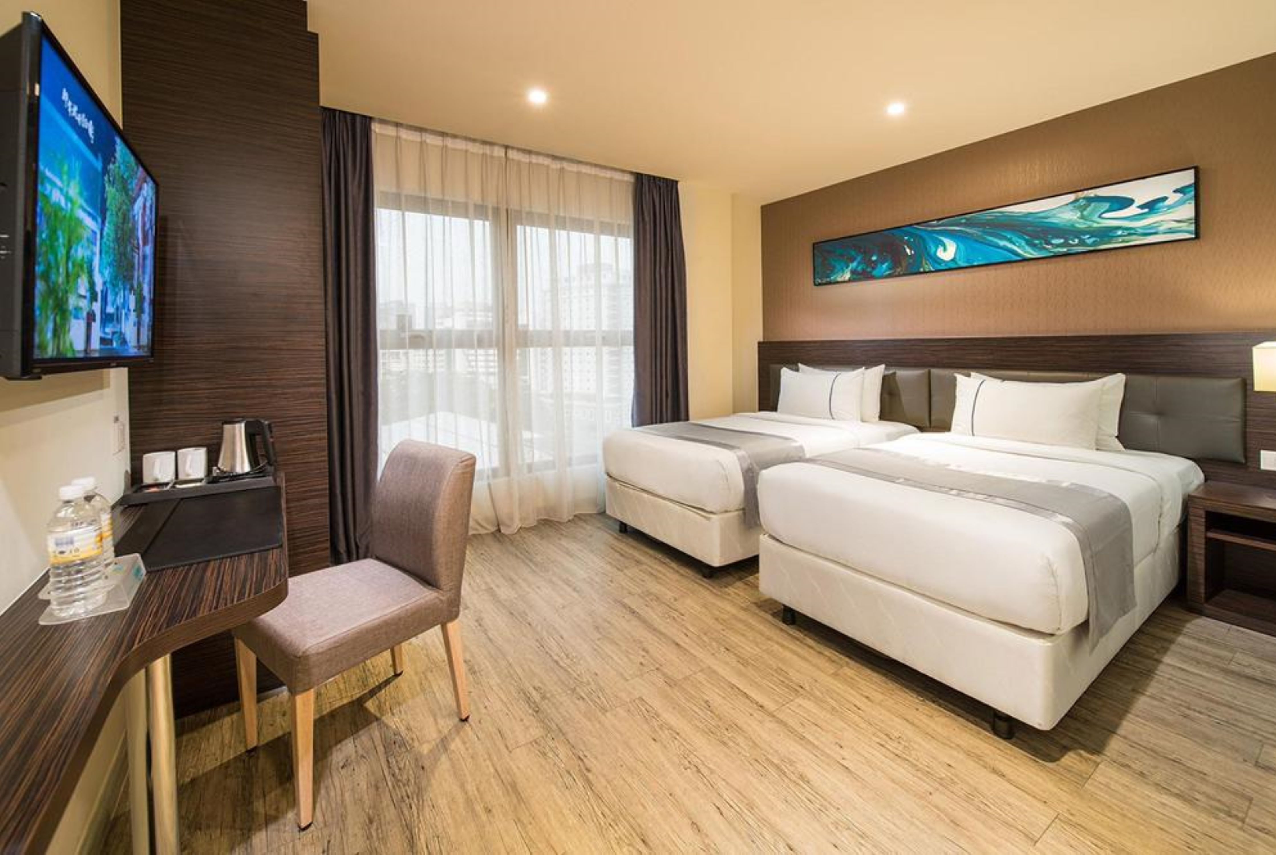 Guest room at the Ramada Encore by Wyndham Chinatown Kuala Lumpur in Kuala Lumpur, Other than US/Canada