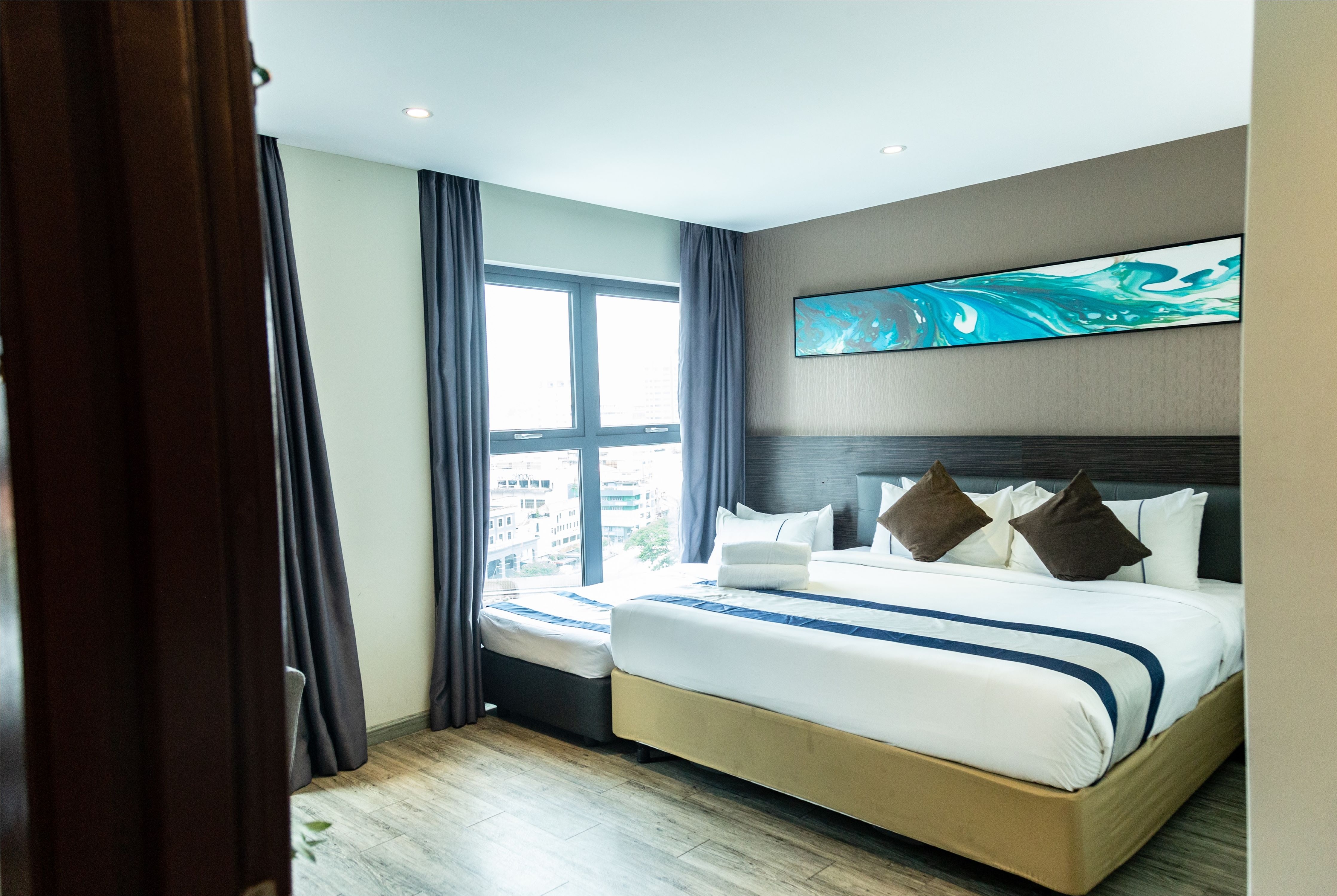 Guest room at the Ramada Encore by Wyndham Chinatown Kuala Lumpur in Kuala Lumpur, Other than US/Canada