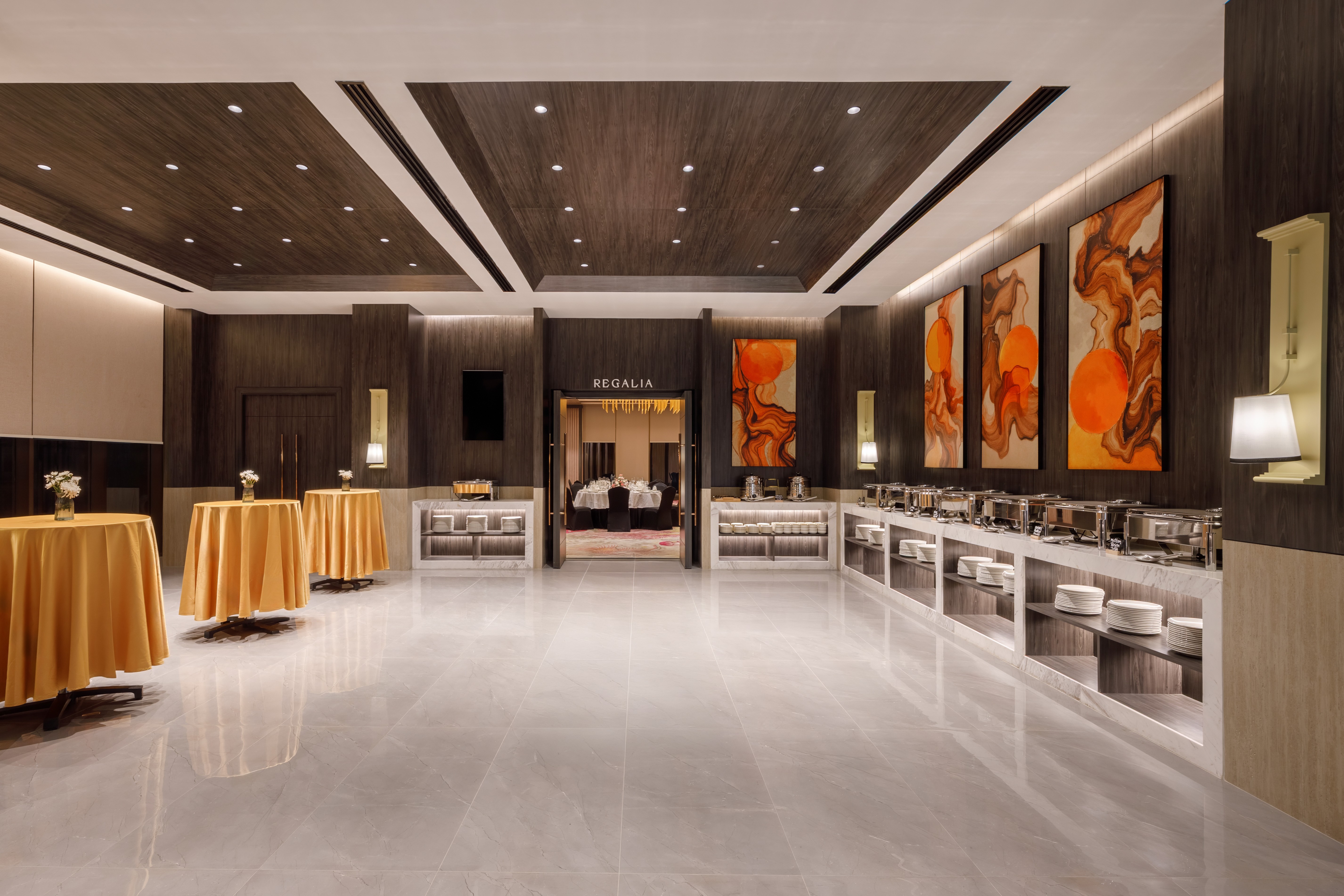 Meeting room banquet rounds at Ramada by Wyndham Itahari Pashupati Marg in Itahari, Other than US/Canada