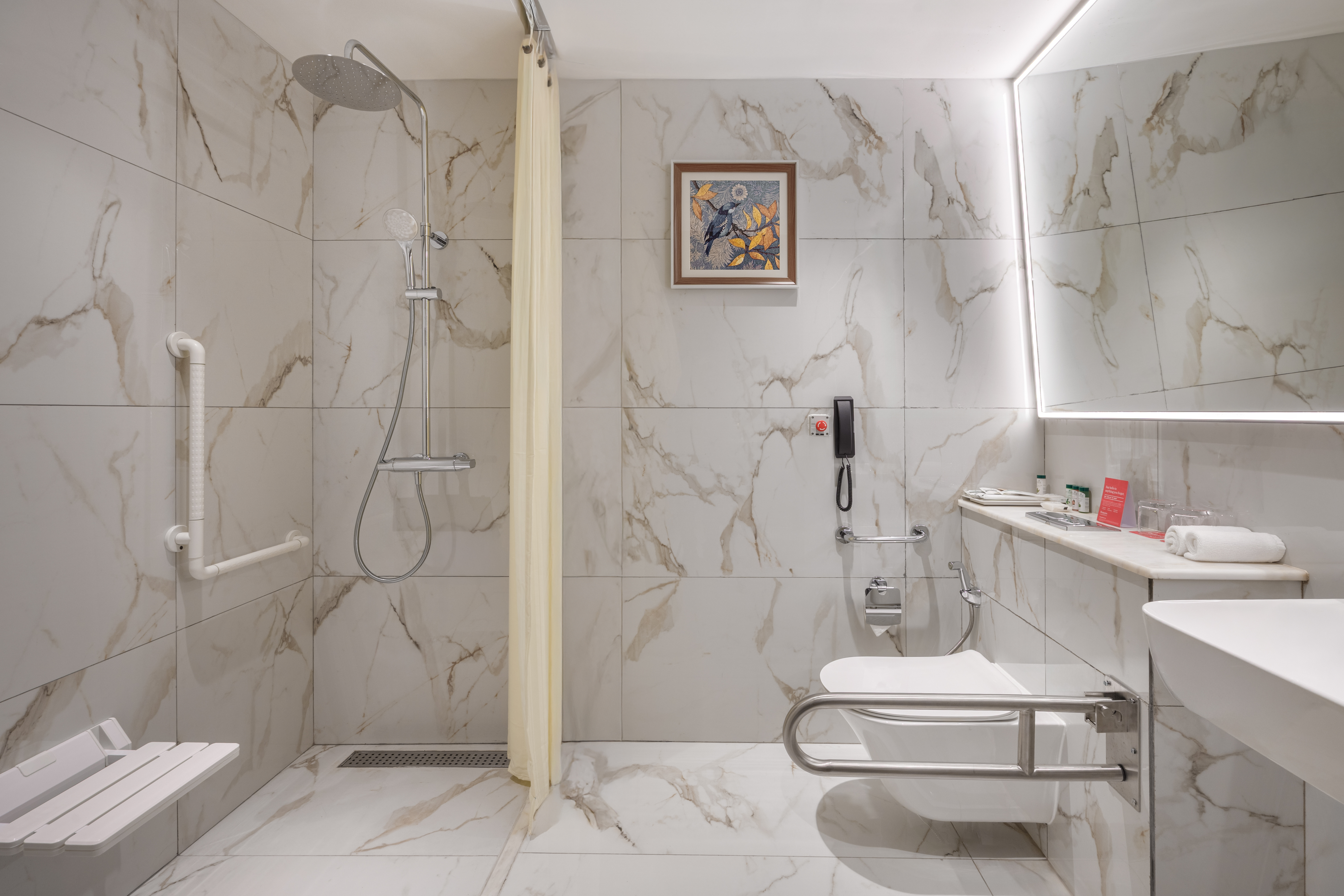 Guest room bath at the Ramada by Wyndham Itahari Pashupati Marg in Itahari, Other than US/Canada