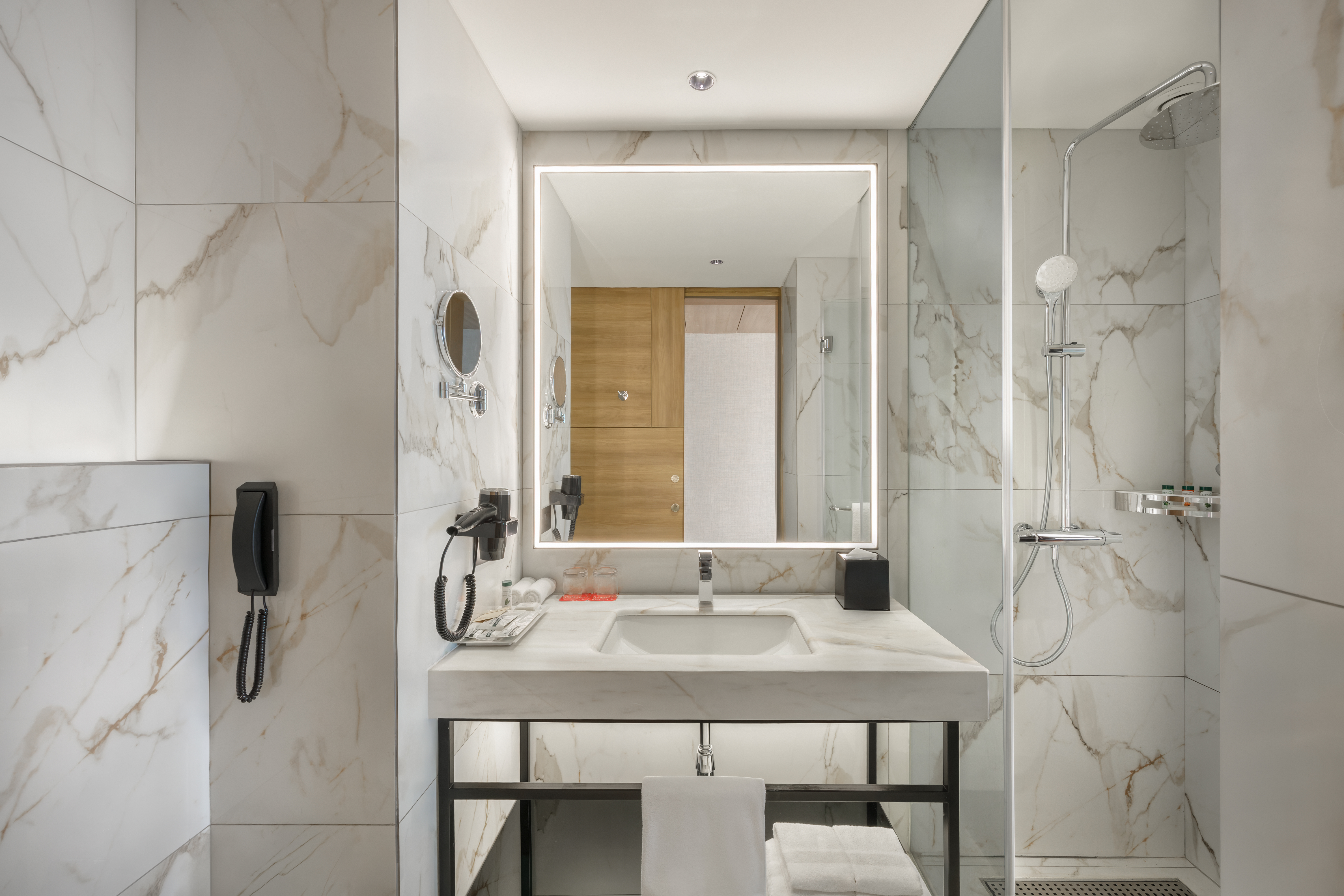 Guest room bath at the Ramada by Wyndham Itahari Pashupati Marg in Itahari, Other than US/Canada