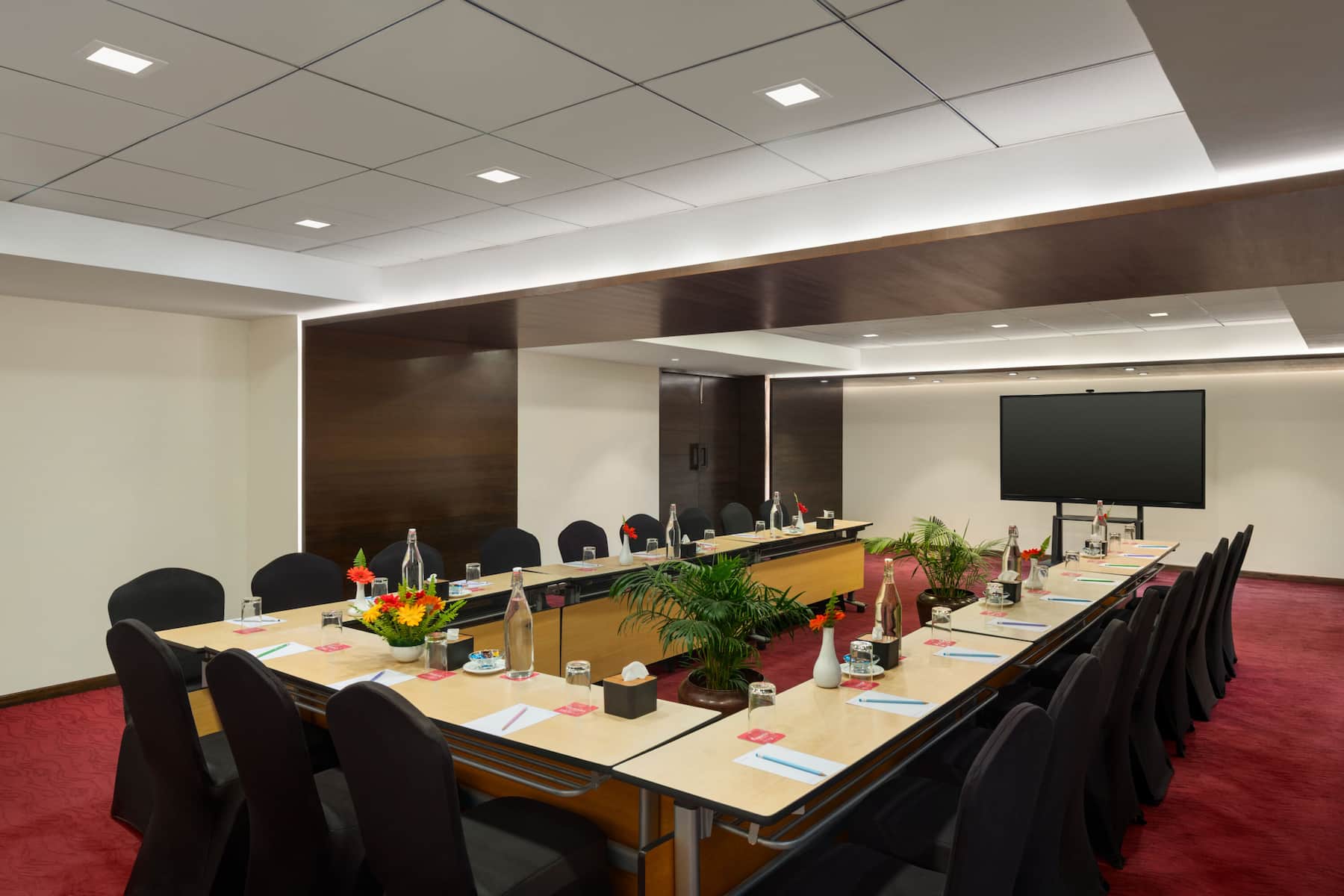 U-shape meeting room at Ramada by Wyndham Kathmandu Dhumbarahi in Kathmandu, Other than US/Canada