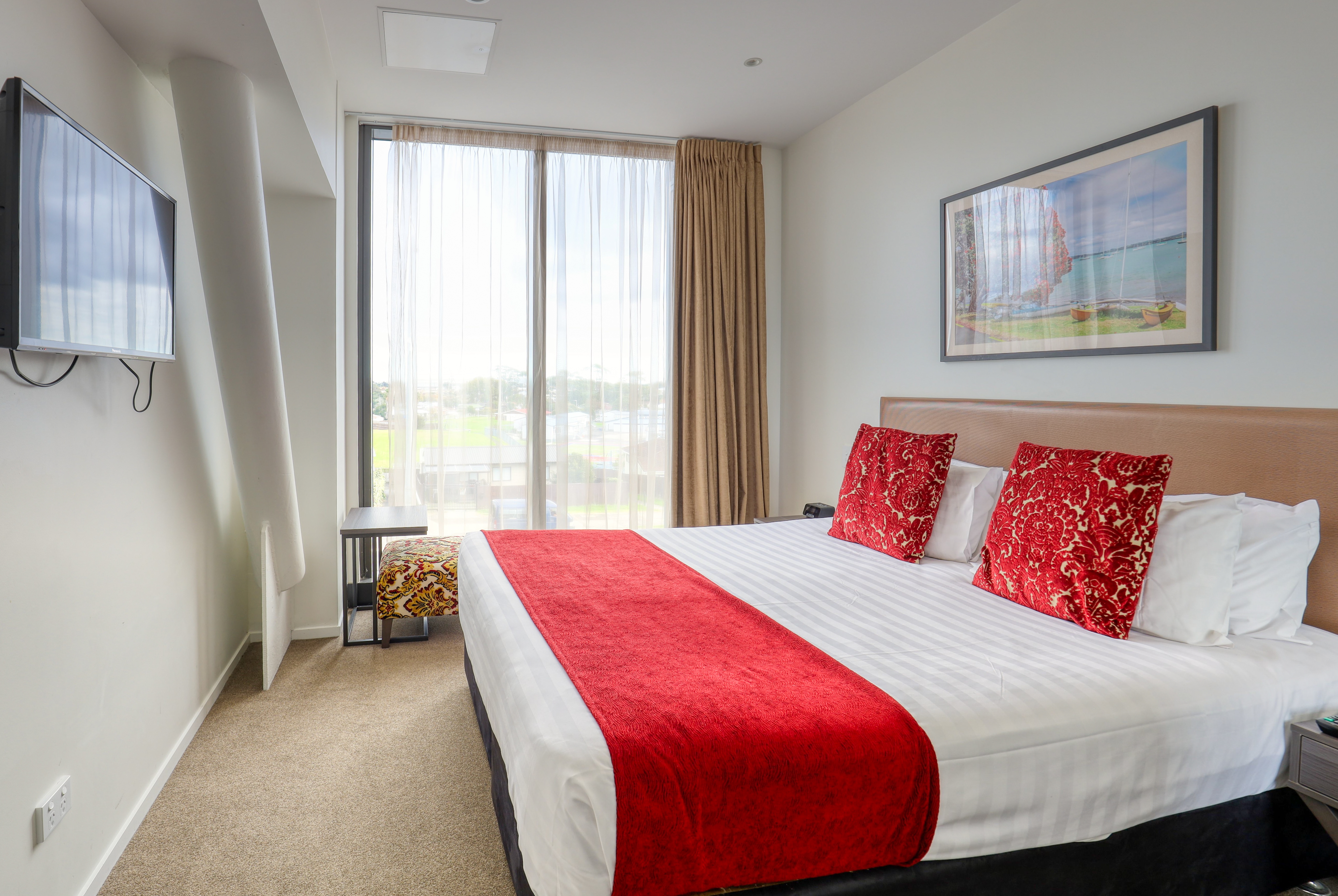 Guest room at the Ramada Suites by Wyndham Auckland Manukau Pacfic Centre in Auckland, Other than US/Canada