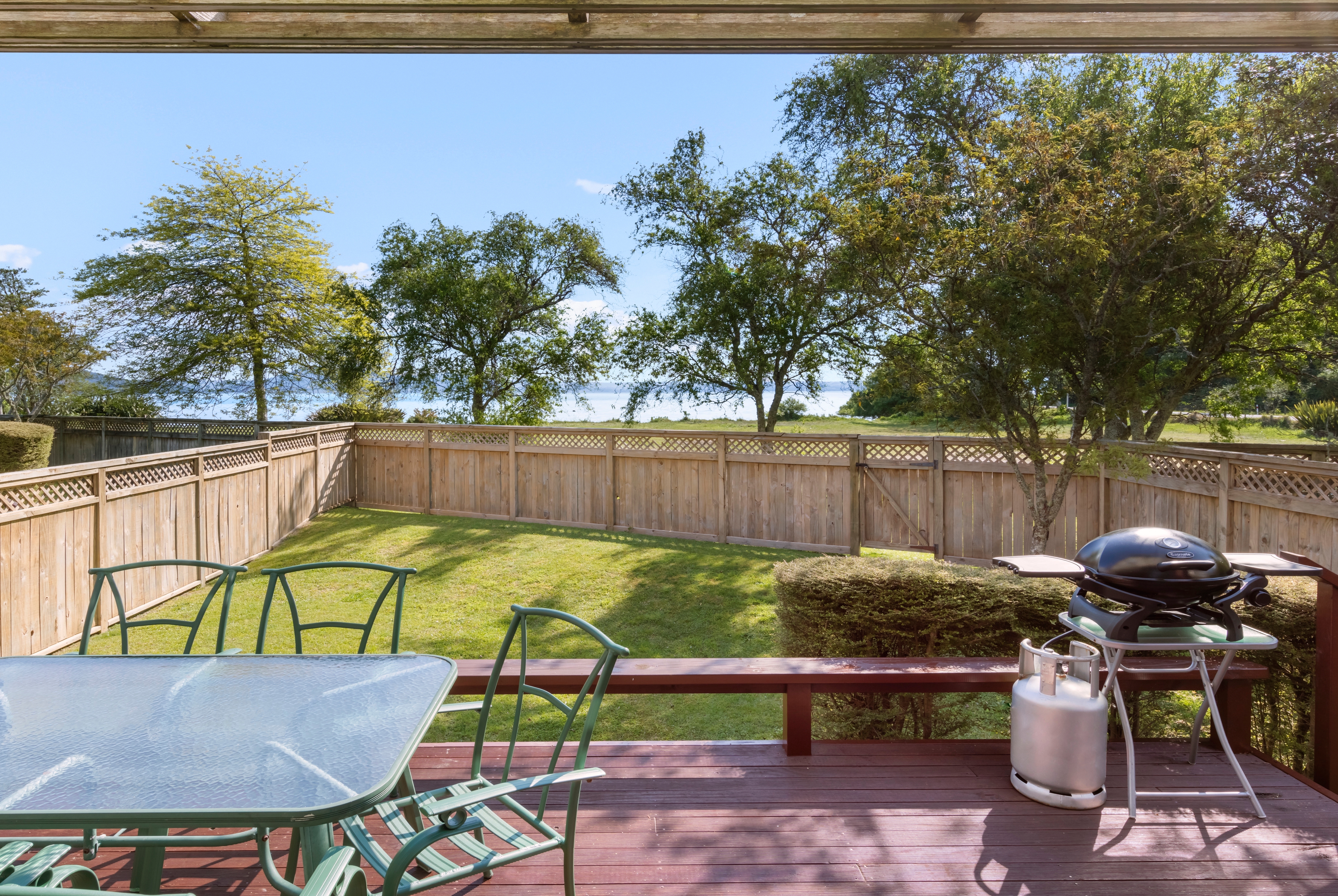 Guest room patio at the Ramada Resort By Wyndham Rotorua Marama in Rotorua, Other than US/Canada
