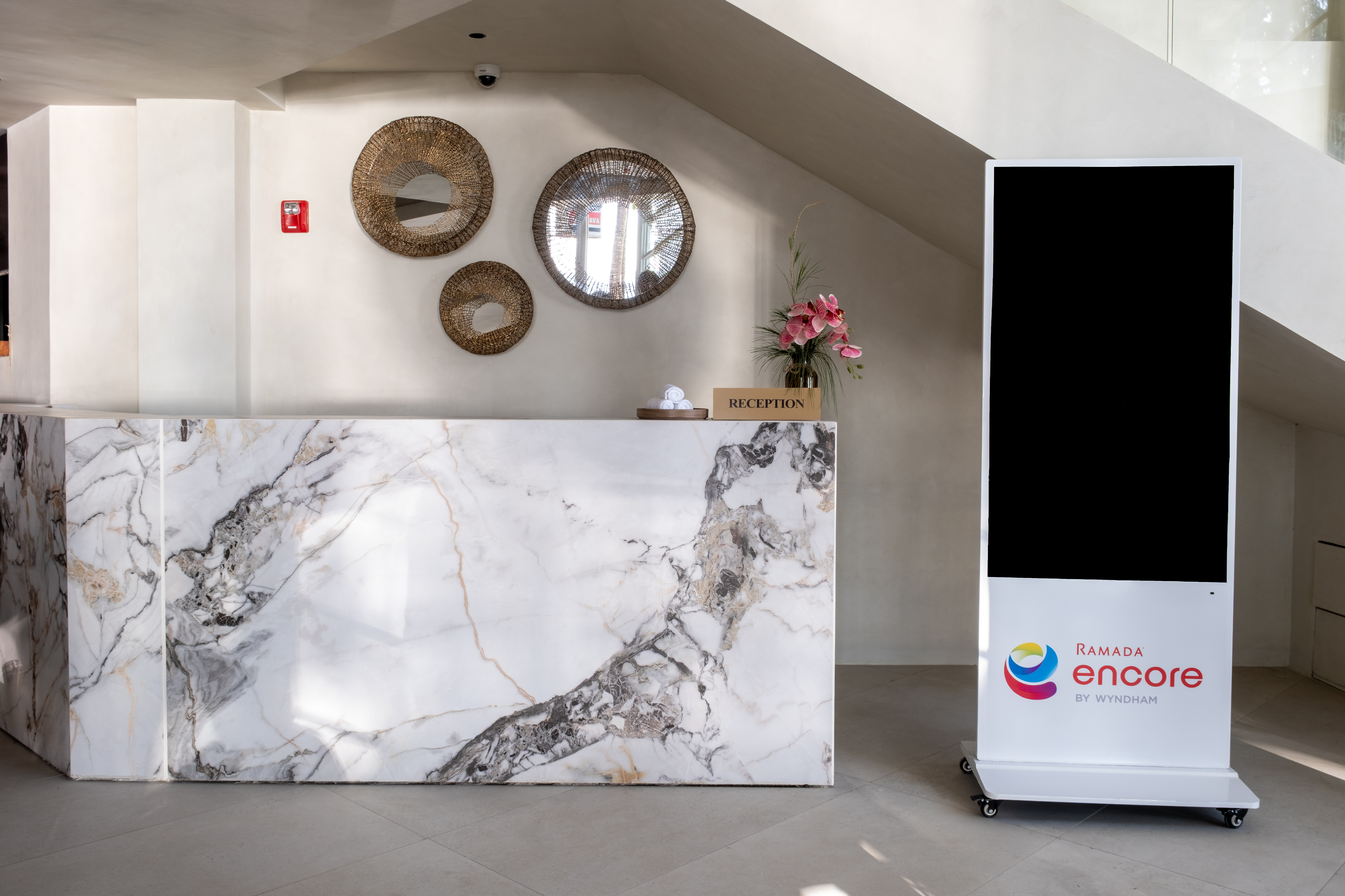 Ramada Encore by Wyndham Boracay White Beach lobby concierge in Malay, Other than US/Canada