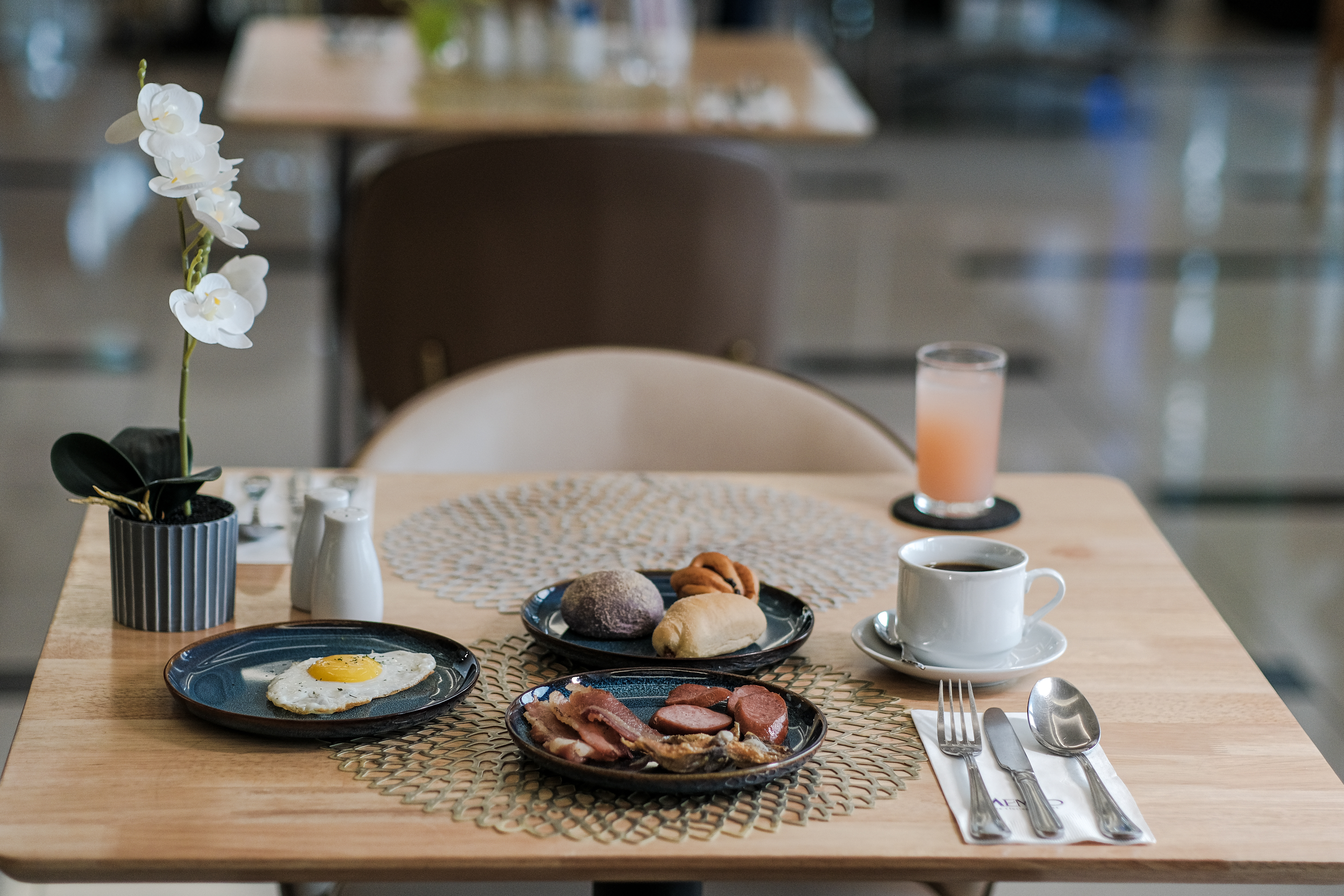 Ramada by Wyndham Manila Central restaurant breakfast area close up in Manila, Other than US/Canada