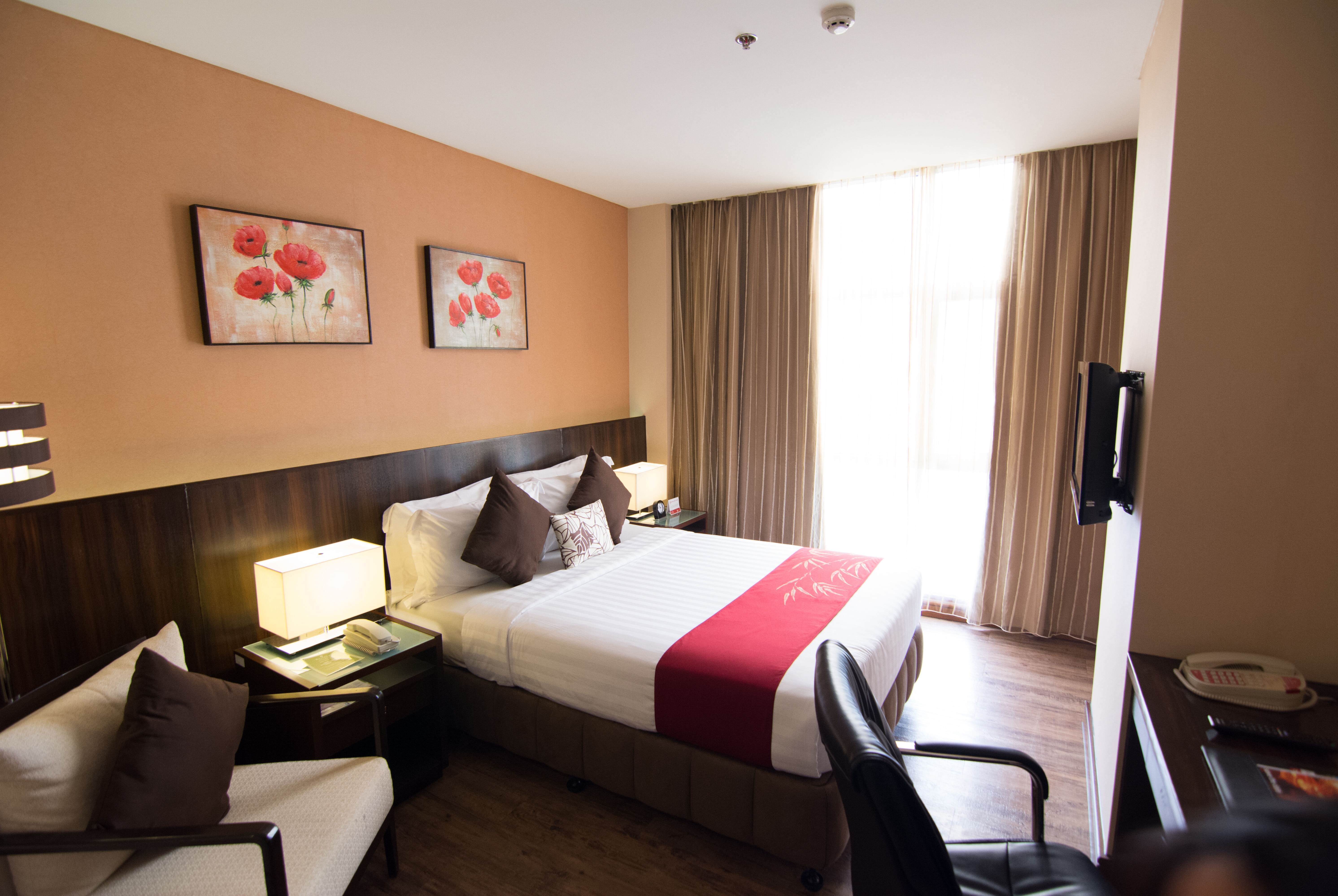 Guest room at the Ramada by Wyndham Manila Central in Manila, Other than US/Canada