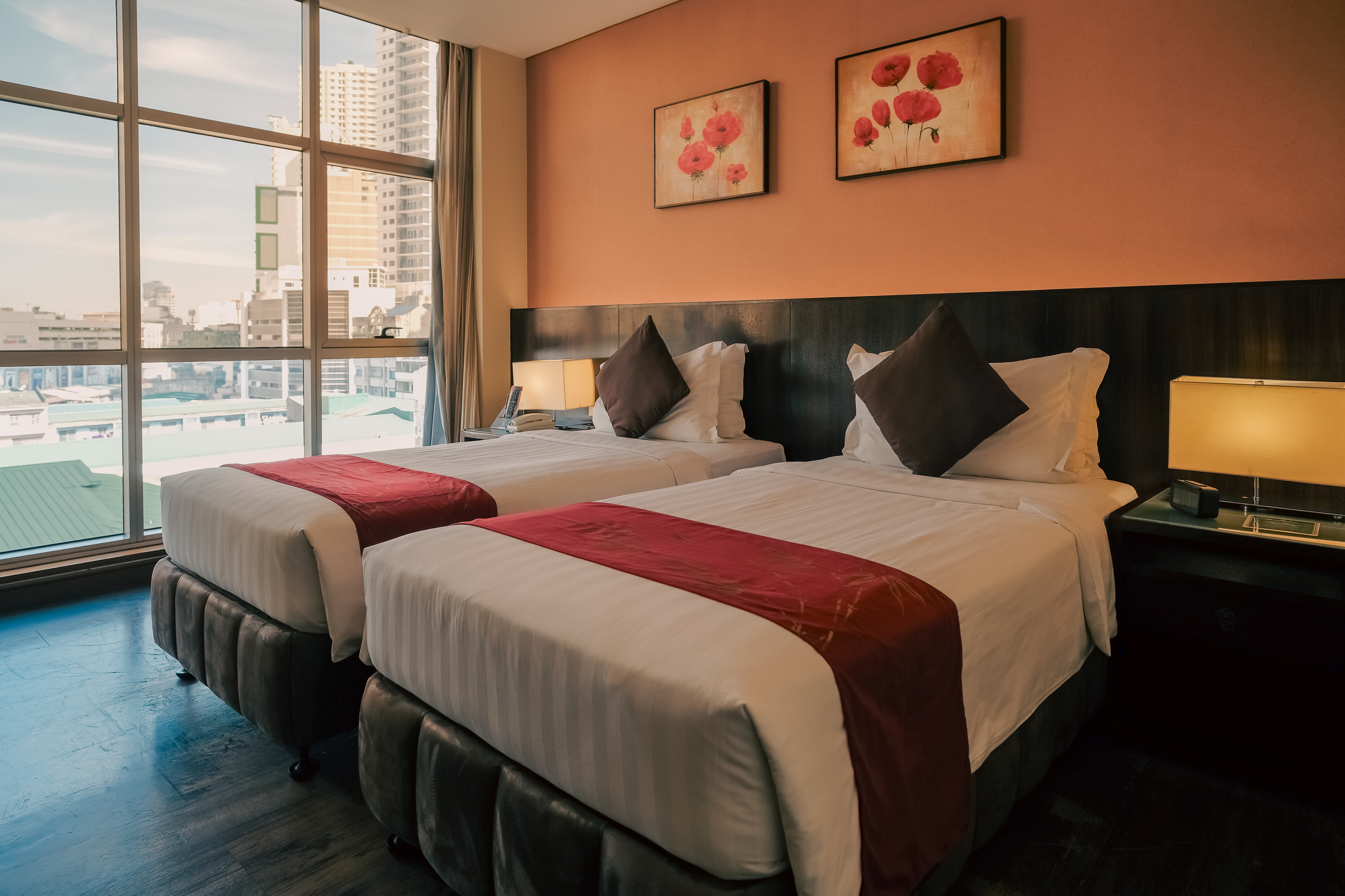 Guest room at the Ramada by Wyndham Manila Central in Manila, Other than US/Canada