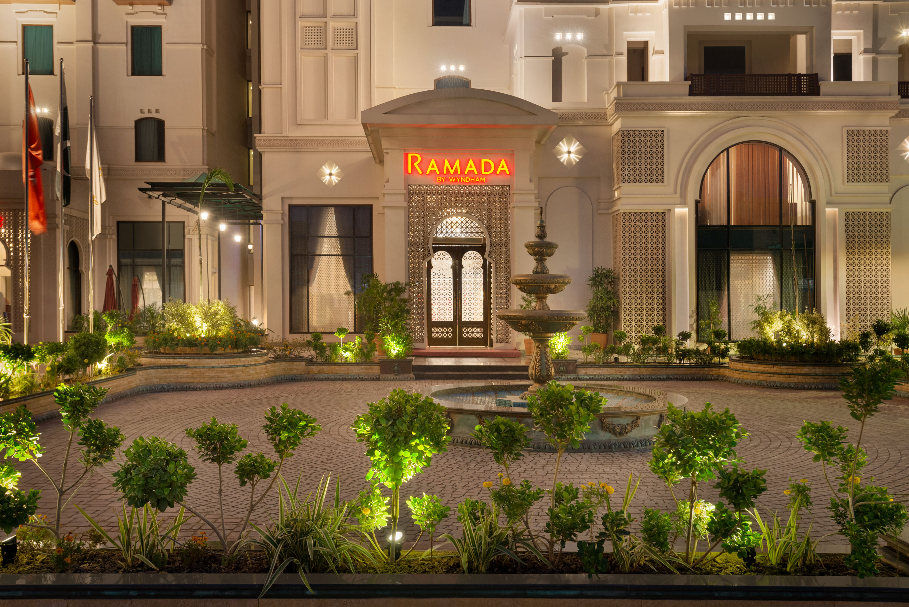 Exterior of Ramada by Wyndham Lahore Gulberg II hotel in Lahore, Other than US/Canada