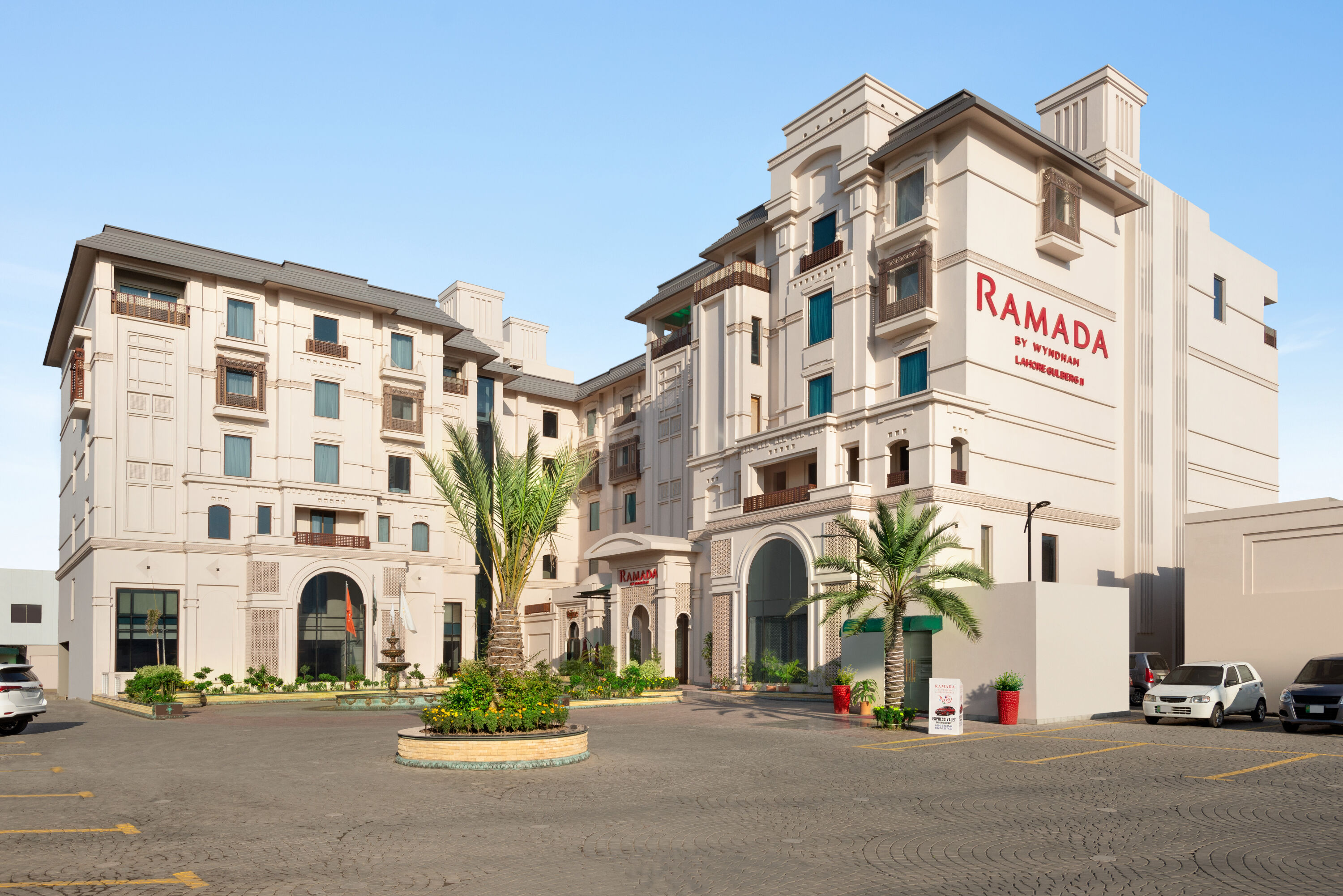 Exterior of Ramada by Wyndham Lahore Gulberg II hotel in Lahore, Other than US/Canada