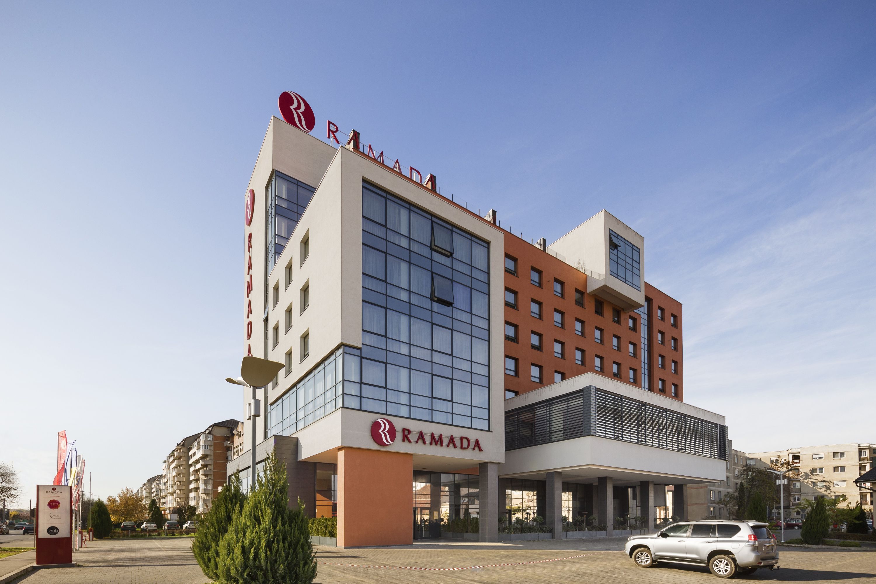 Exterior of Ramada by Wyndham Oradea hotel in Oradea, Other than US/Canada